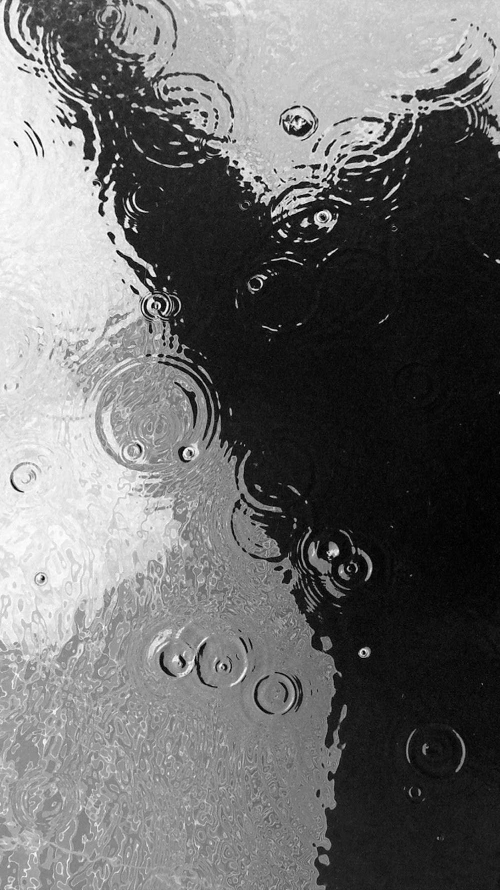 iPhone, raindrops, ripples, HD Phone Wallpaper