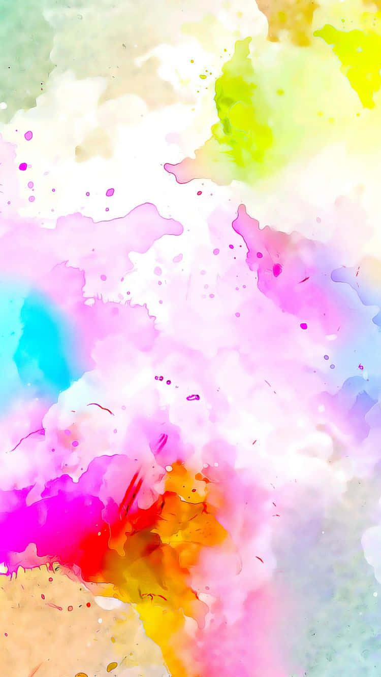 watercolor, white background, pastel pinks, HD Phone Wallpaper