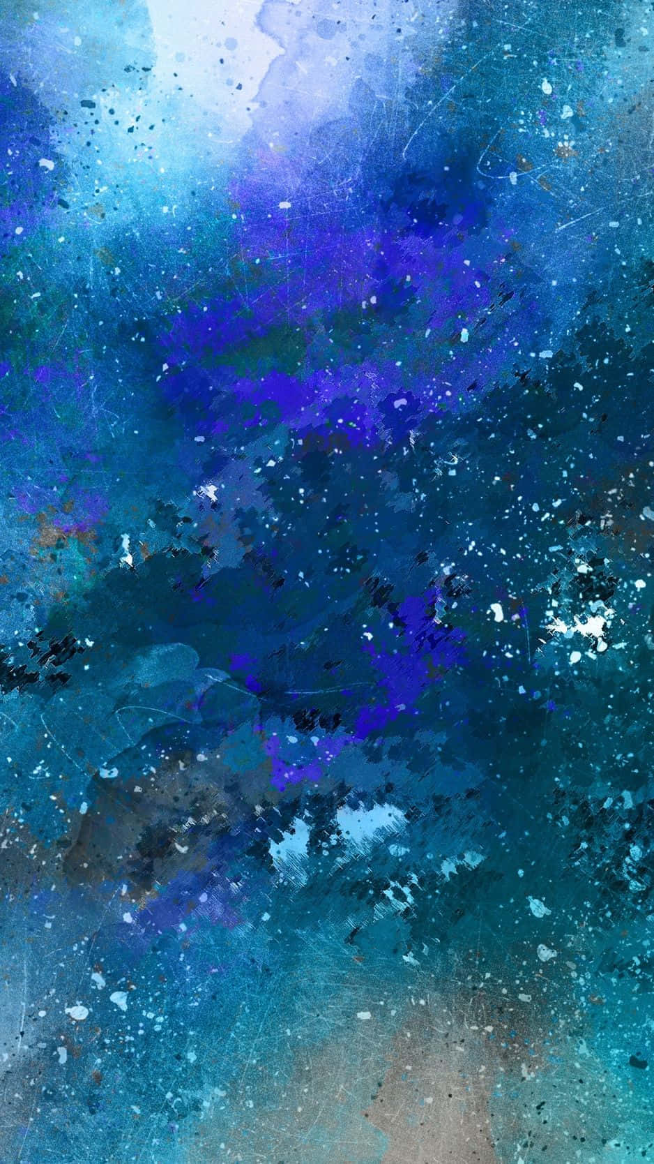 abstract, blue watercolor, deep blues, HD Phone Wallpaper
