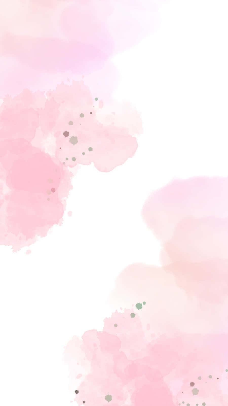 pink watercolor, bright white canvas, gray speckles, HD Phone Wallpaper