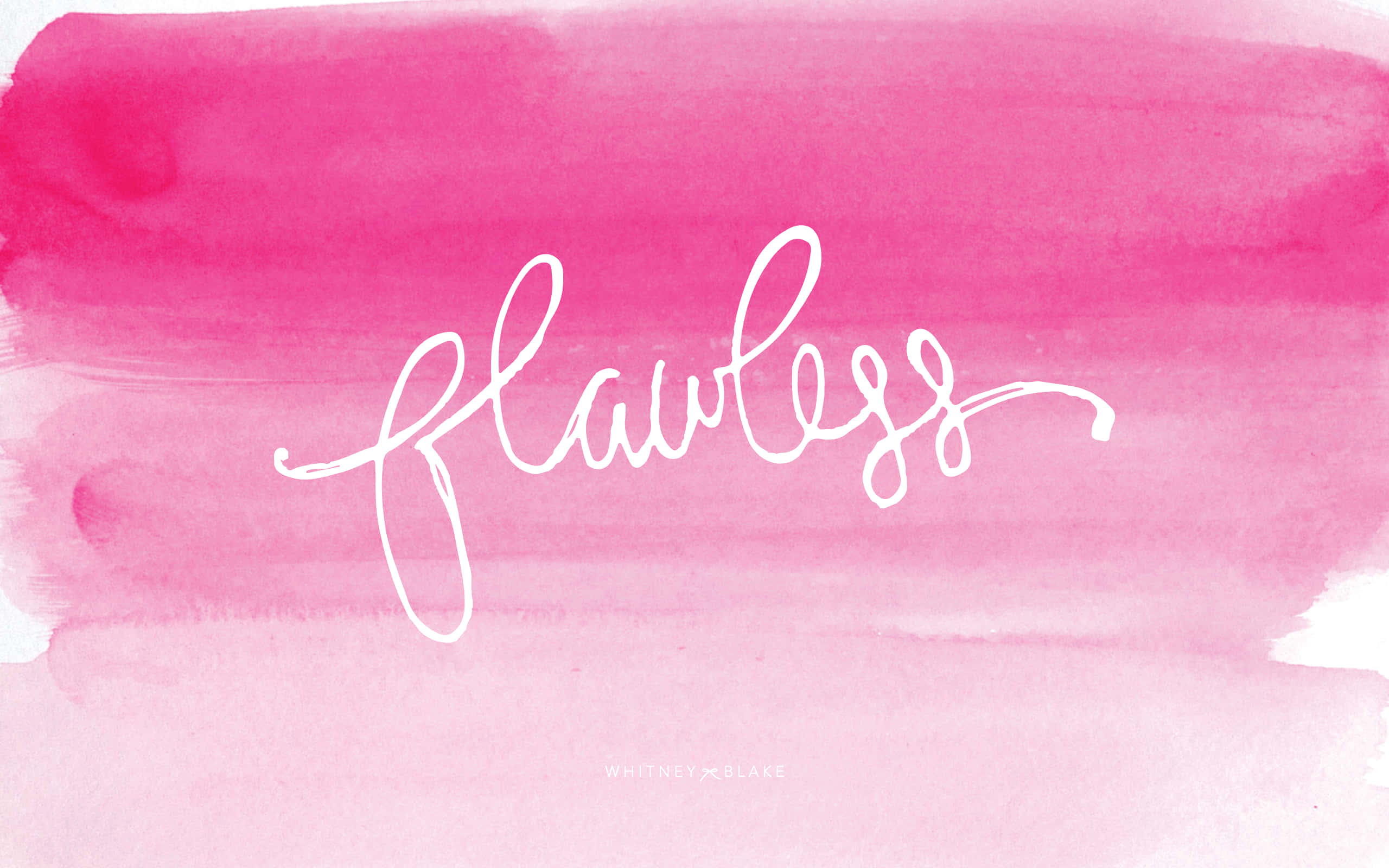 flawless, elegant white cursive, soft gradient, 2K Desktop Wallpaper