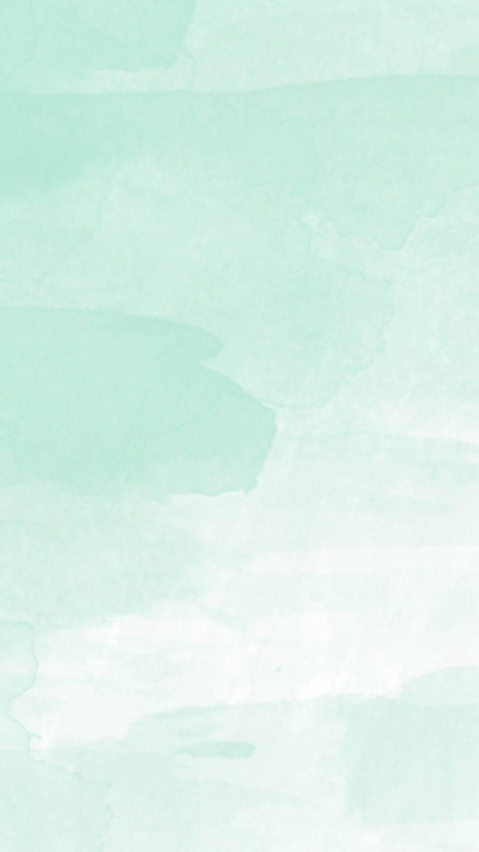 pastel green, white, mint watercolor, SD Phone Wallpaper
