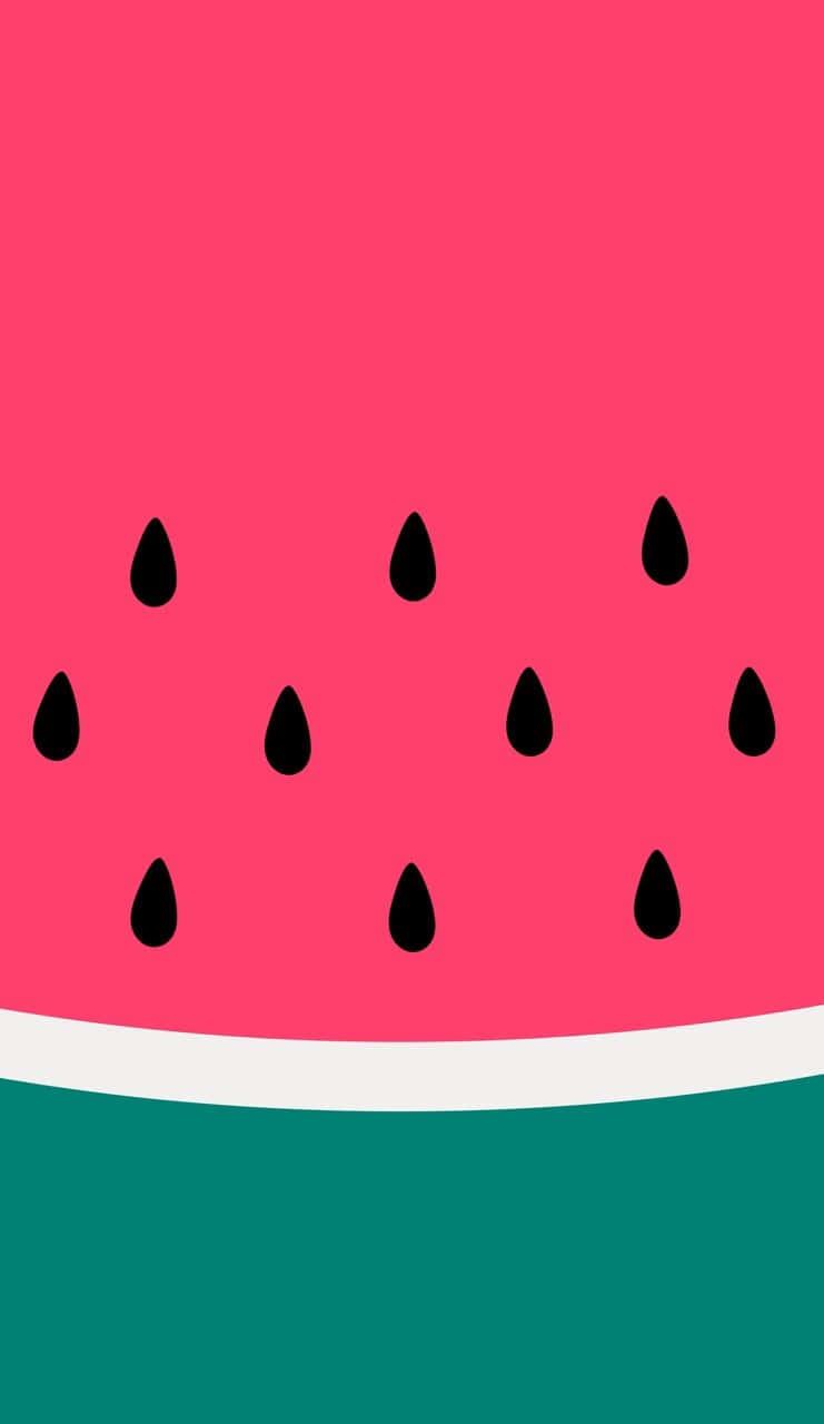 watermelon, pink flesh, black seeds, HD Phone Wallpaper