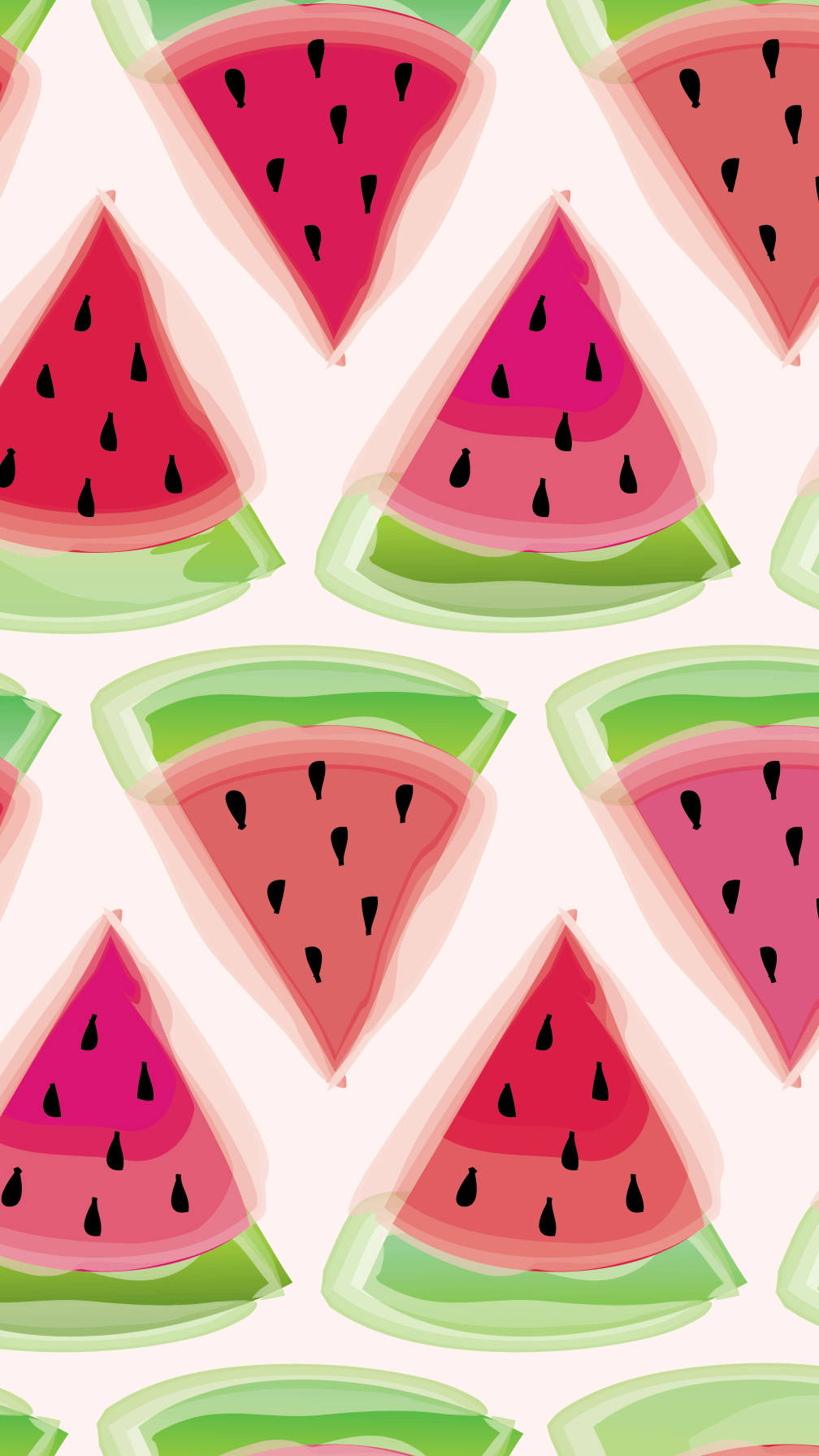 watermelon slices, pink flesh, black seeds, HD Phone Wallpaper