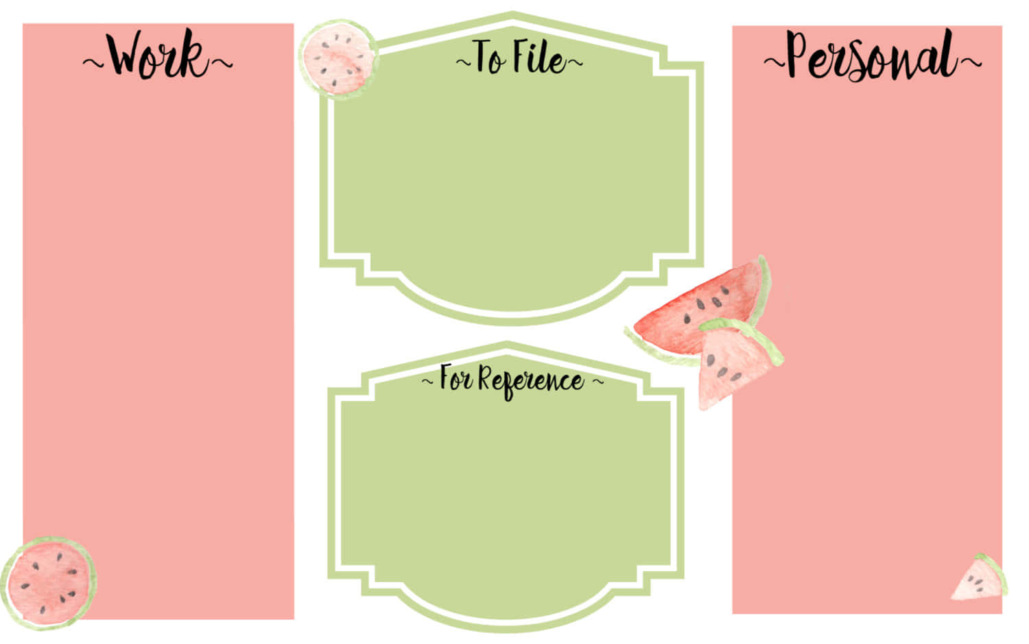 pink watermelon, watercolor-style, Work Personal To File For Reference, HD Desktop Wallpaper