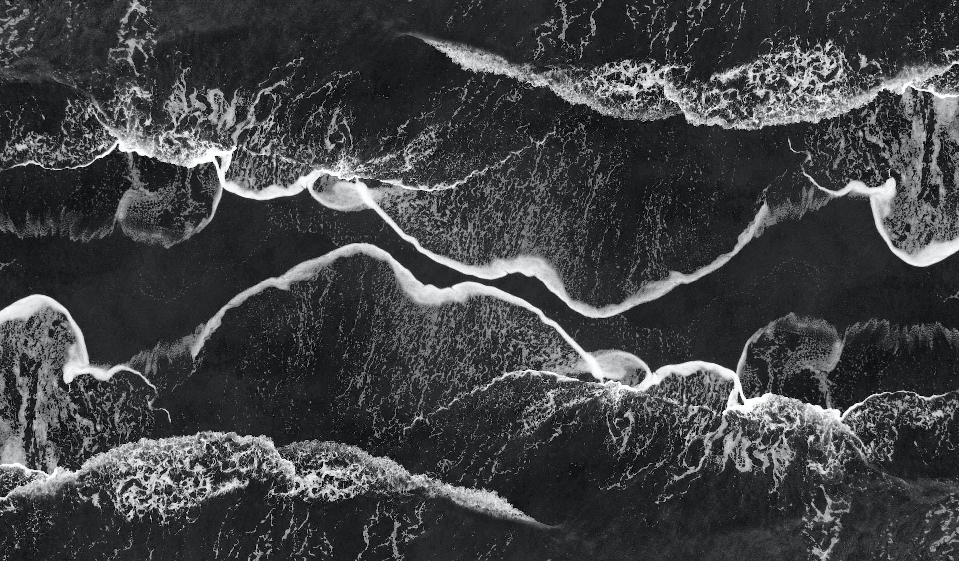 Black Sea, waves, ocean waves, Full HD Desktop Wallpaper