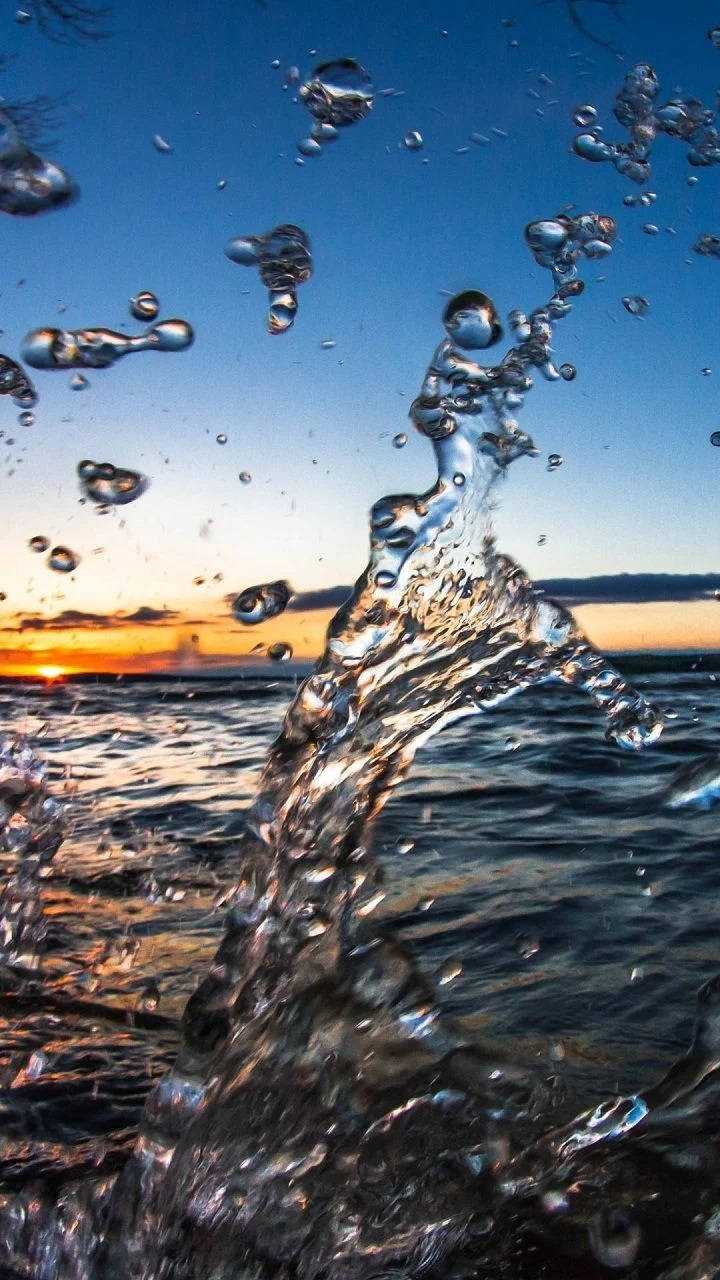 8K, iPhone, ocean water, HD Phone Wallpaper