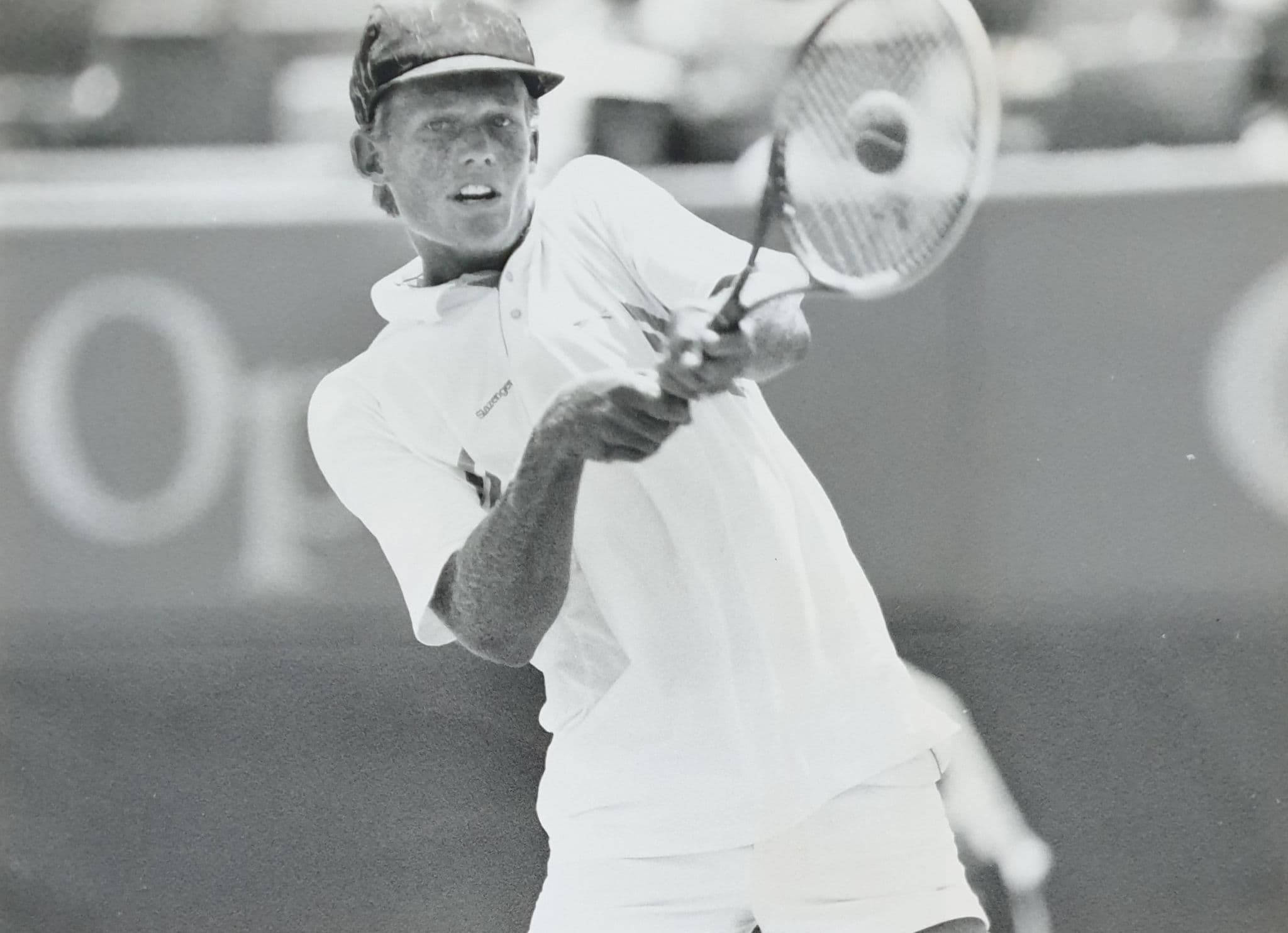 Wayne Ferreira, black and white photo, male tennis player, Full HD Desktop Wallpaper