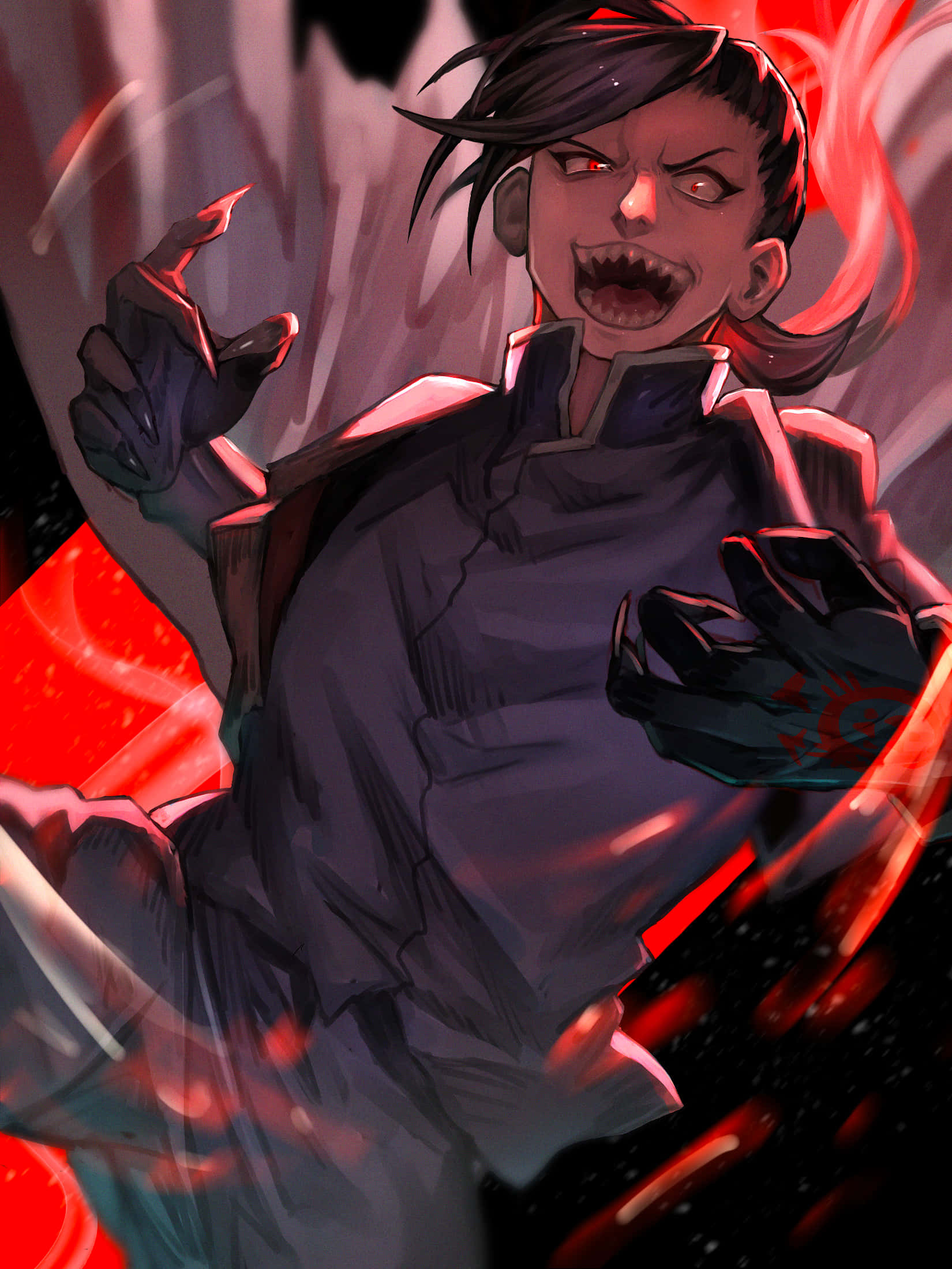 Greed, anime character, dark hair, Full HD Phone Wallpaper
