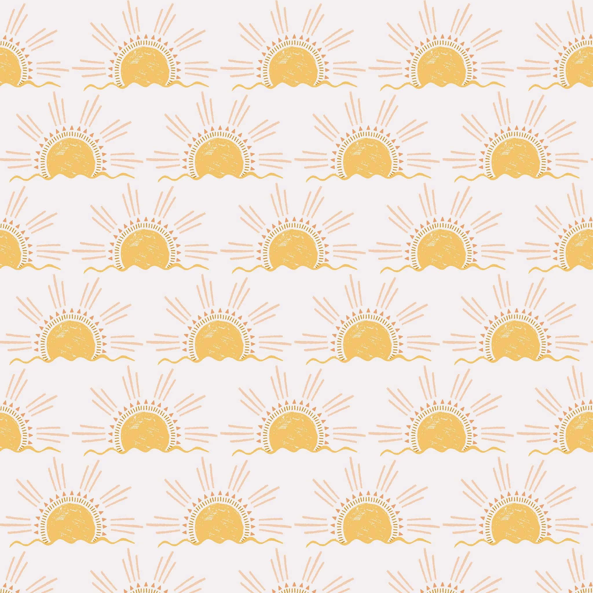 Sunny_ Pattern_ Background, repeating pattern, stylized suns, Full HD Desktop Wallpaper