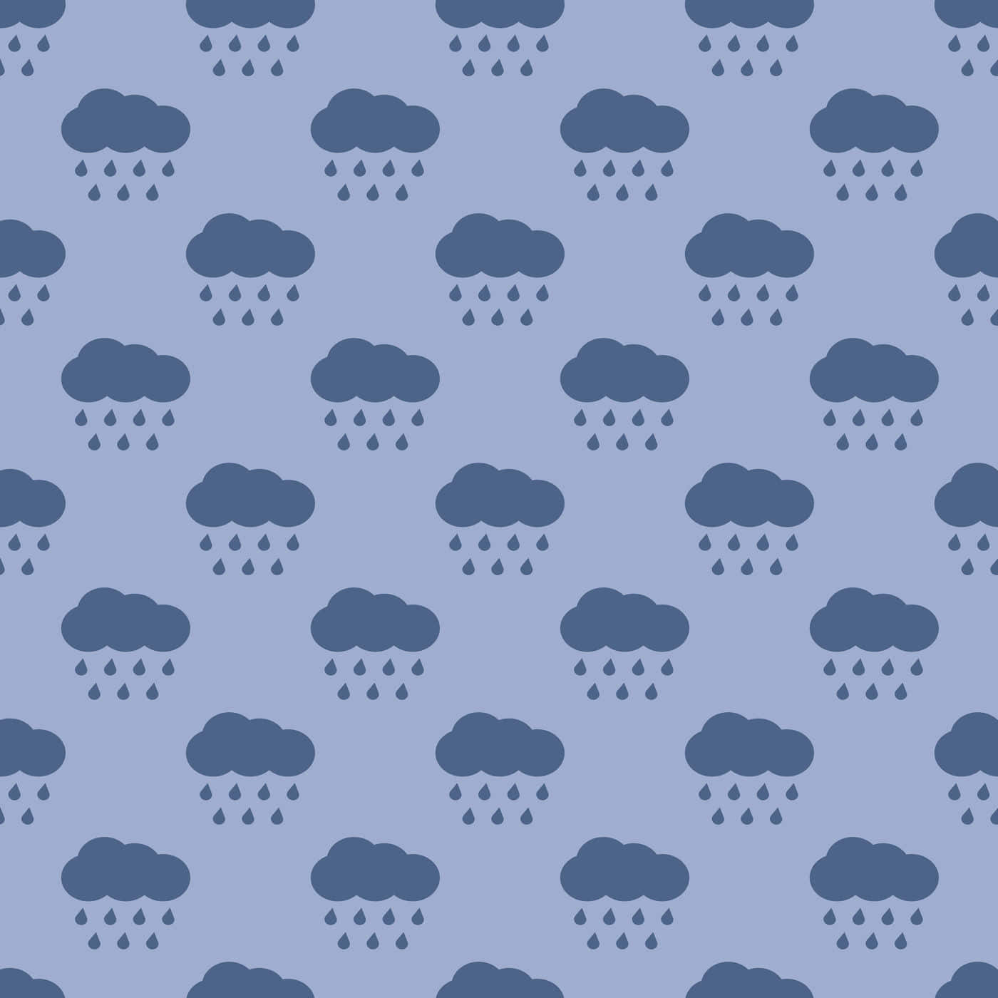 rainy weather pattern, dark blue rain clouds, raindrops, HD Desktop Wallpaper