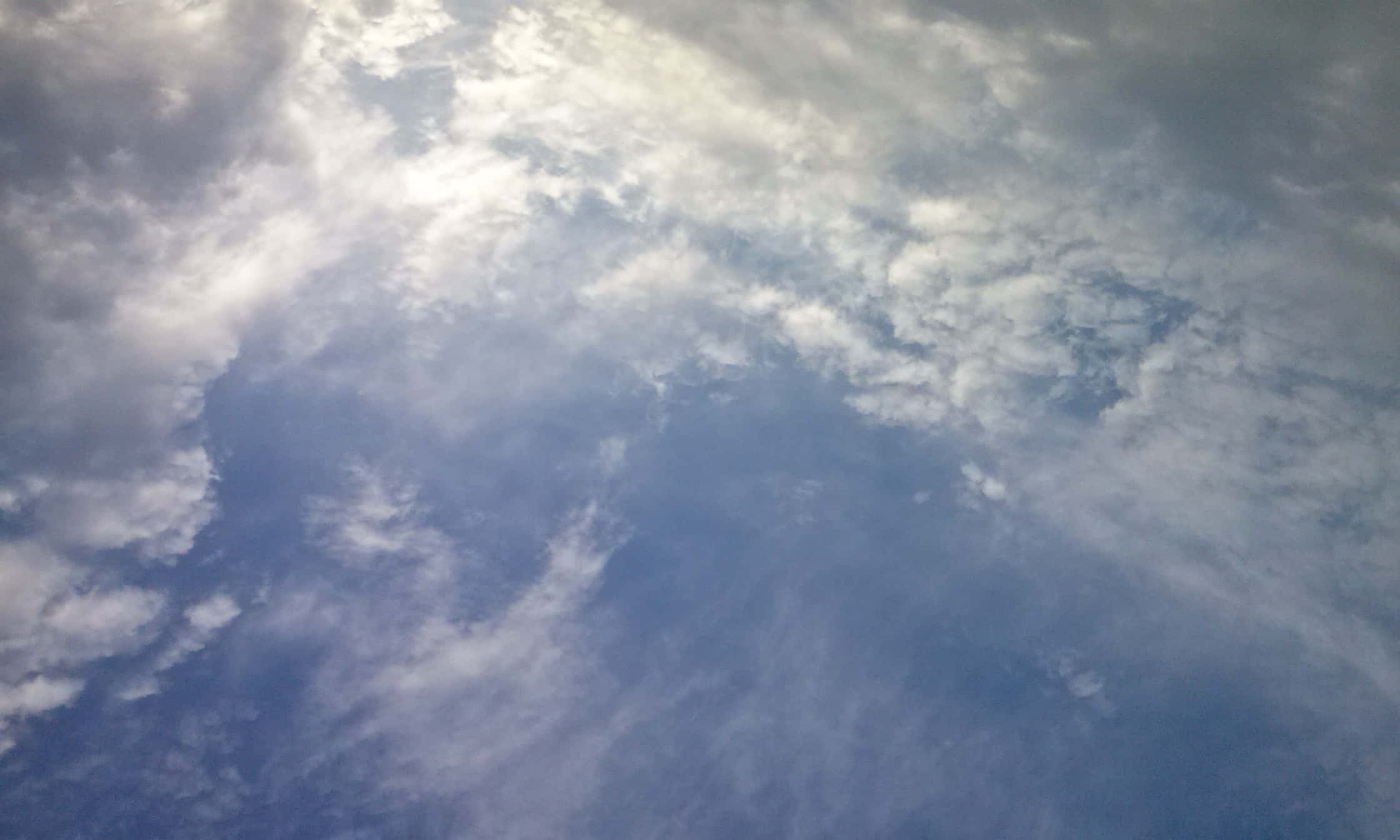 SKY-13, soft white clouds, serene blue sky, Full HD Desktop Wallpaper