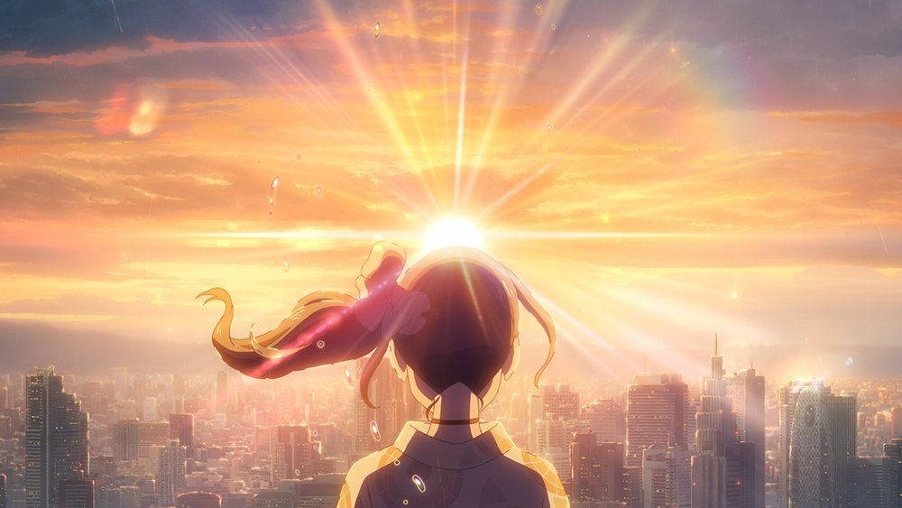 Weathering With You, sunrise, cityscape, SD Desktop Wallpaper