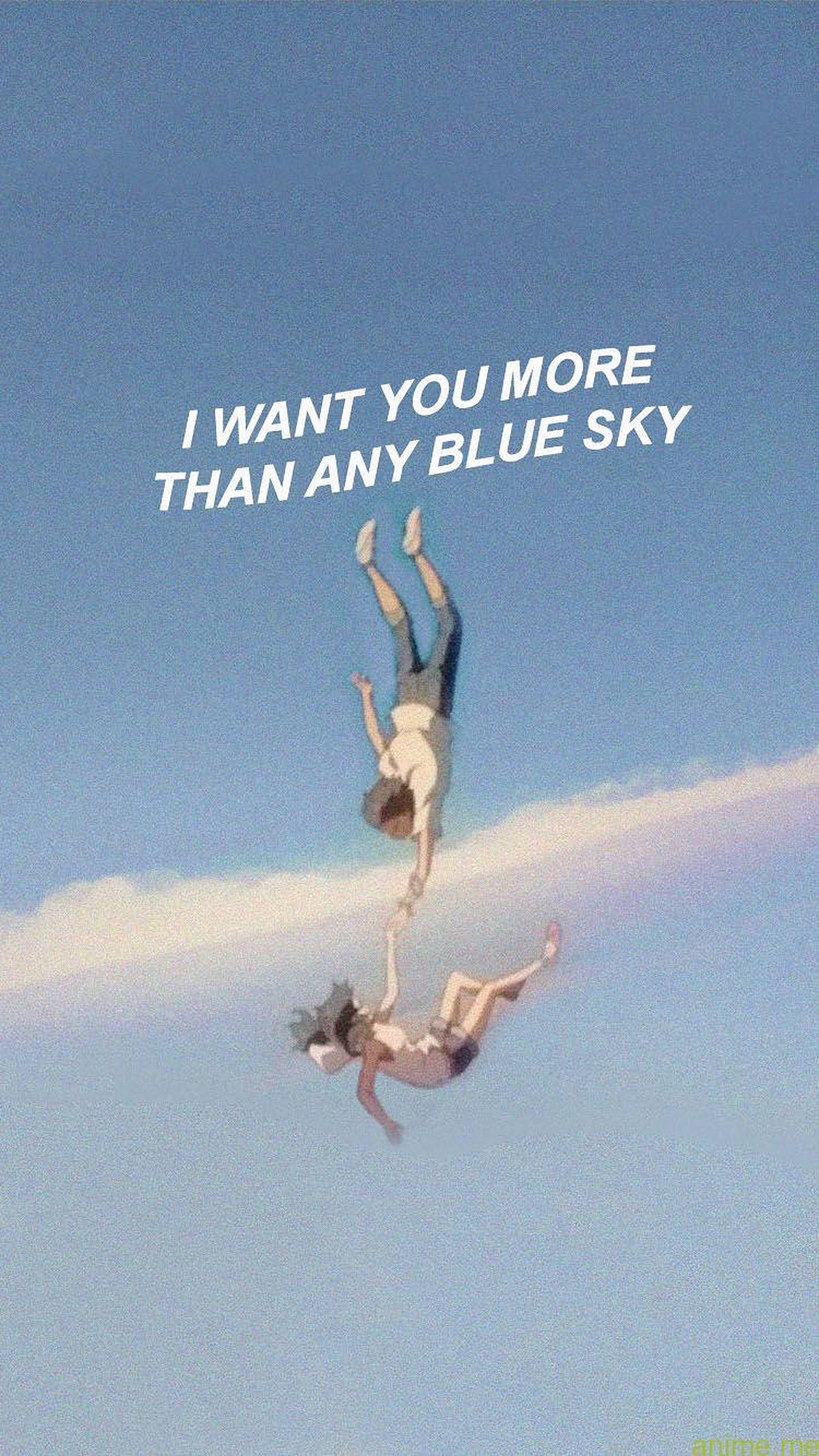 Weathering With You, anime-style figures, vast blue sky, Full HD Phone Wallpaper