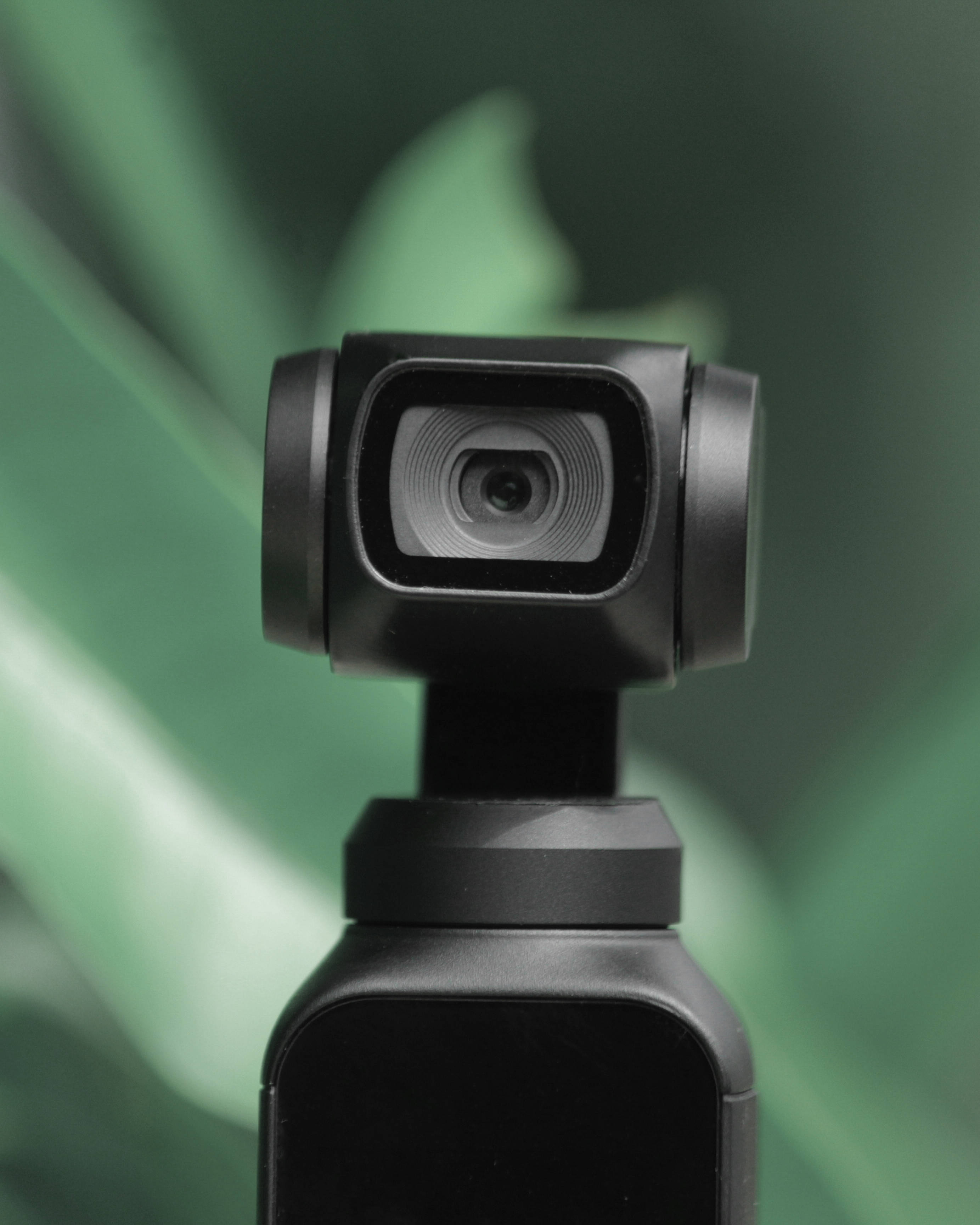 black monopod webcam, black, compact camera, 2K Phone Wallpaper