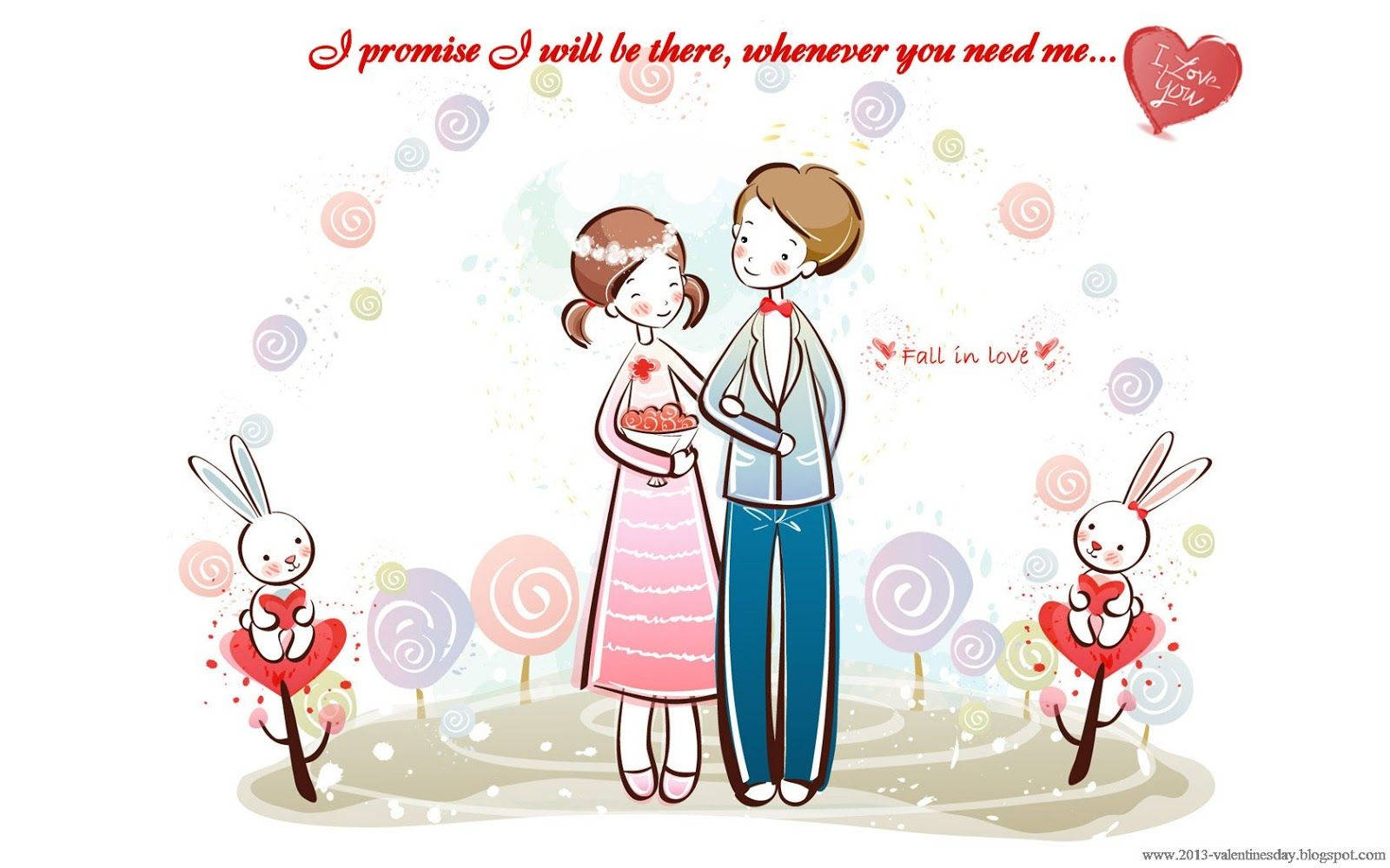 cute couple drawing, wedding day, pastel swirls, HD Desktop Wallpaper