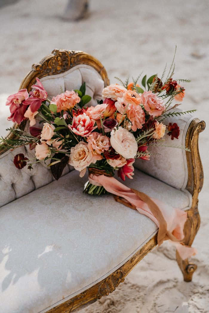 peach pink, burgundy, vintage sofa, SD Phone Wallpaper