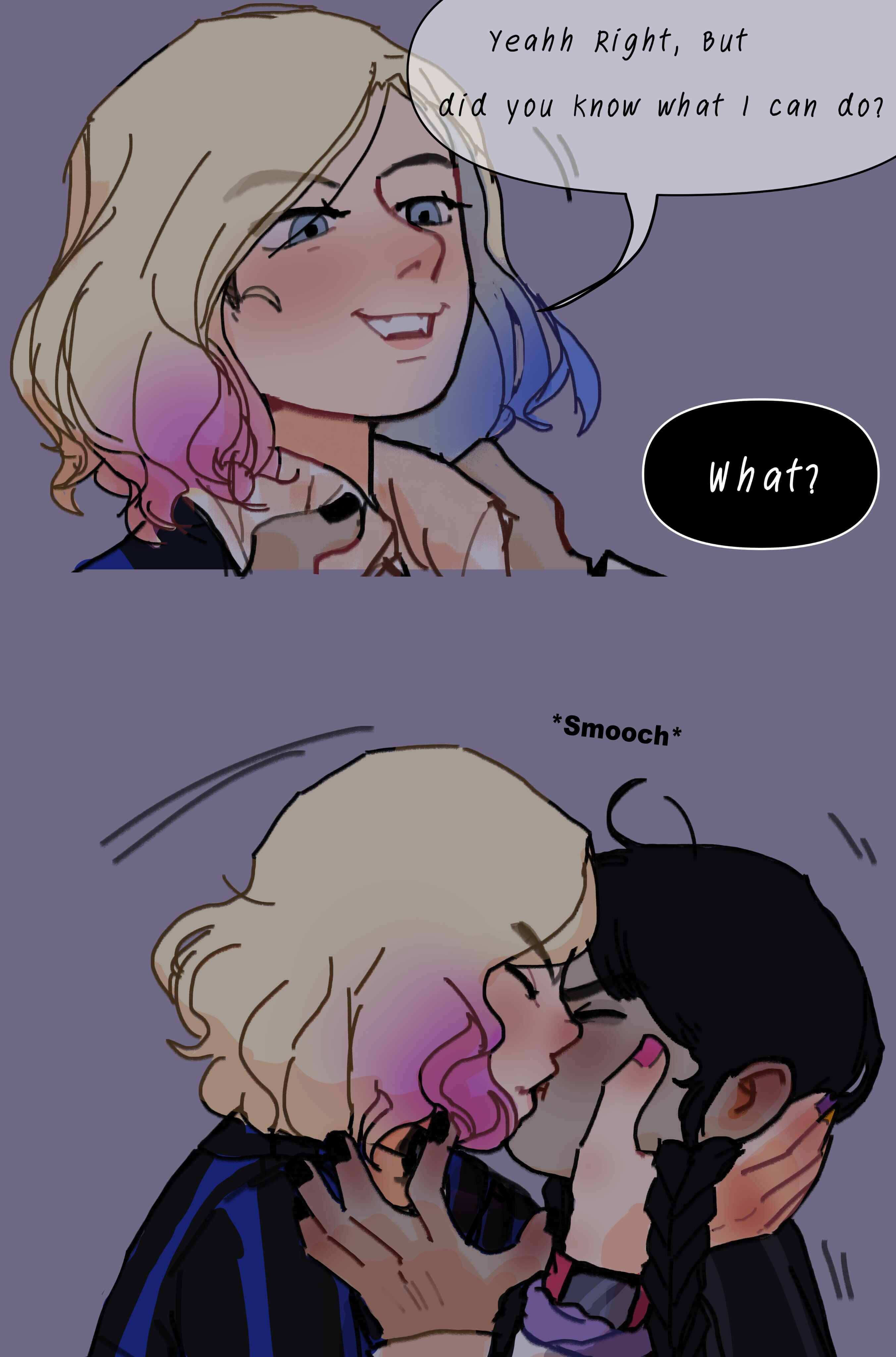 Wednesday, Enid, kiss, 4K Phone Wallpaper