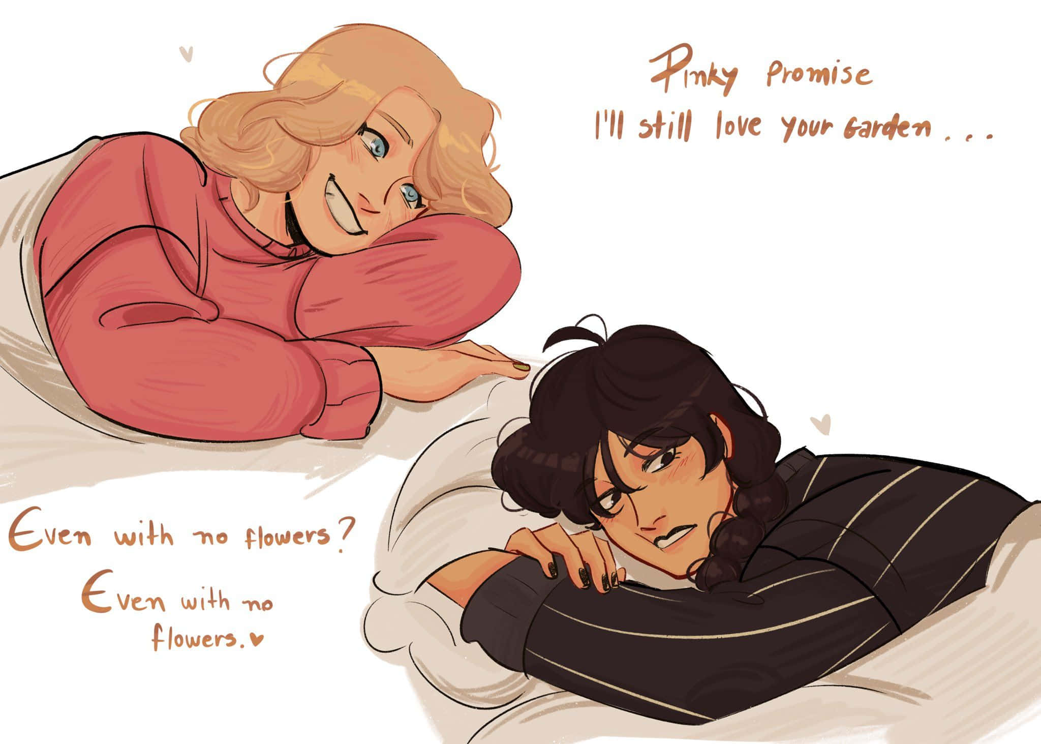 Wednesday, Enid, pinky promise, Full HD Desktop Wallpaper