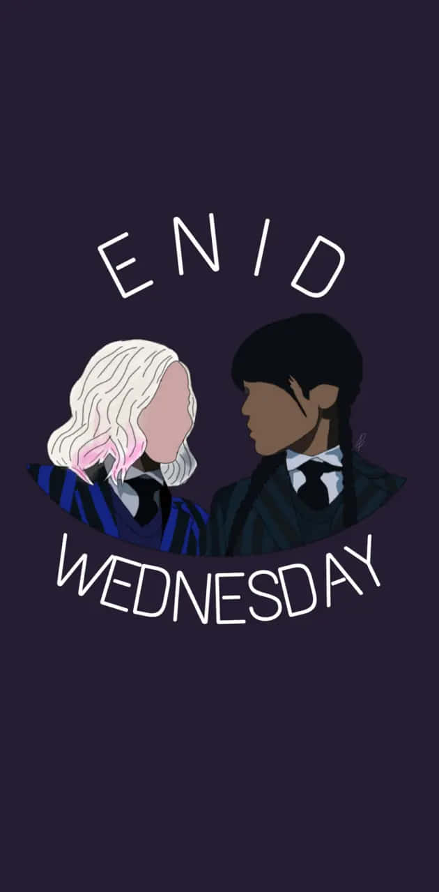 Wednesday, Enid, school uniforms, SD Phone Wallpaper