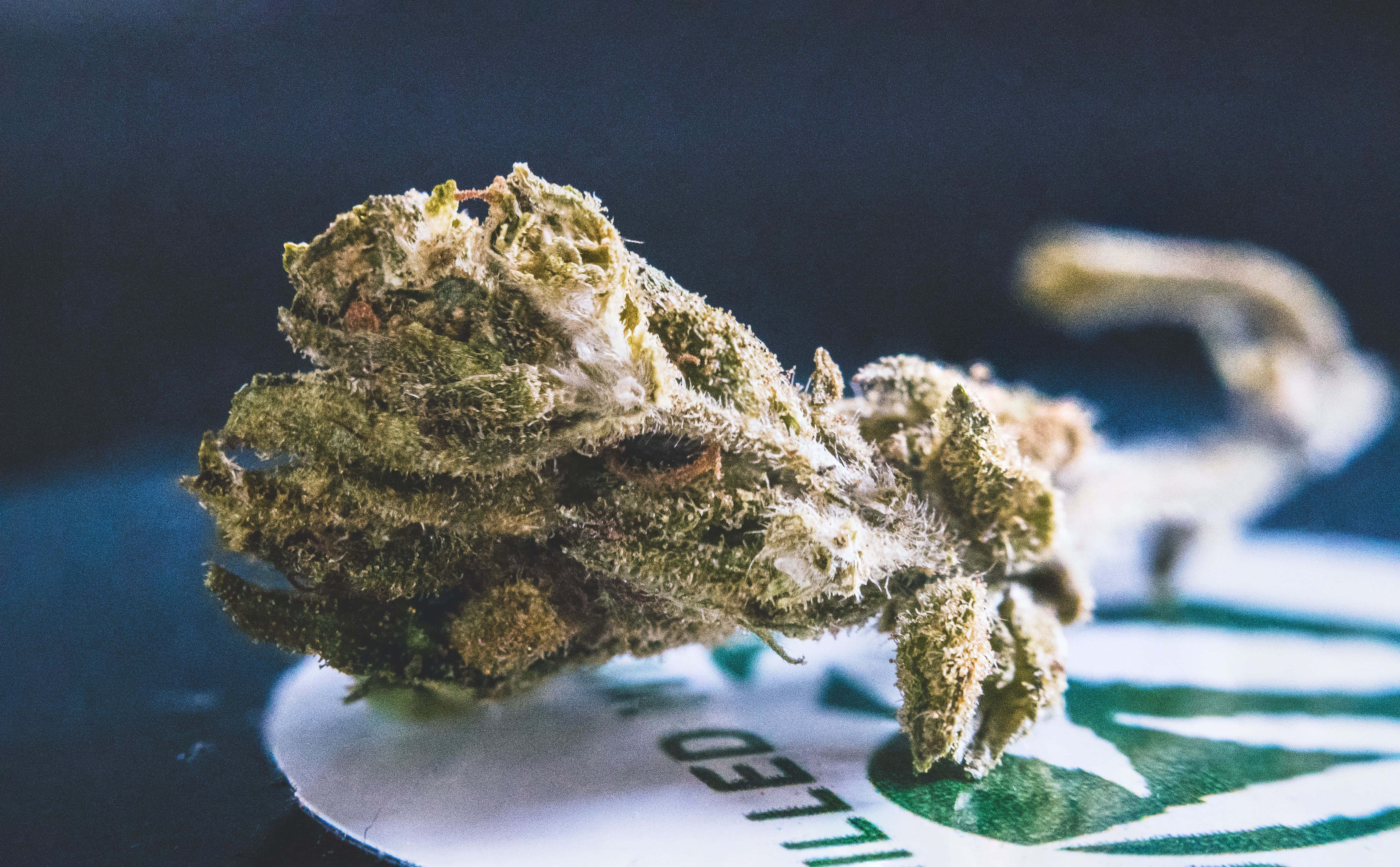 weed blunt, cannabis bud, frosty trichomes, 5K Desktop Wallpaper