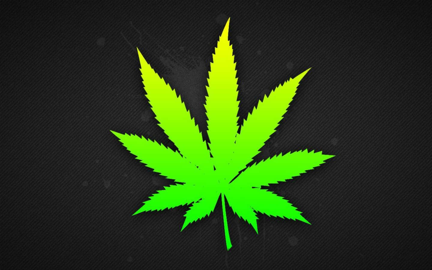 neon green, cannabis leaf, textured black background, HD Desktop Wallpaper