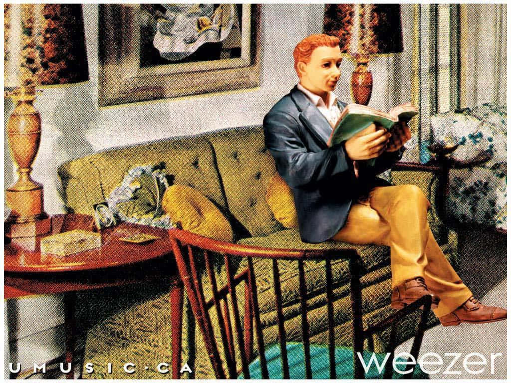 Weezer, vintage living room, red hair, SD Desktop Wallpaper