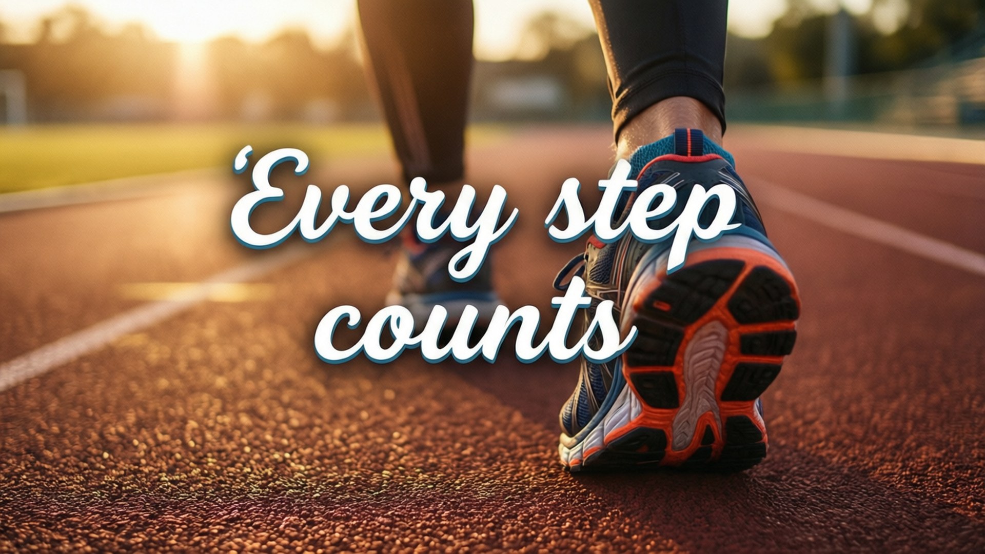 running shoes, track, golden hour, Full HD Desktop Wallpaper
