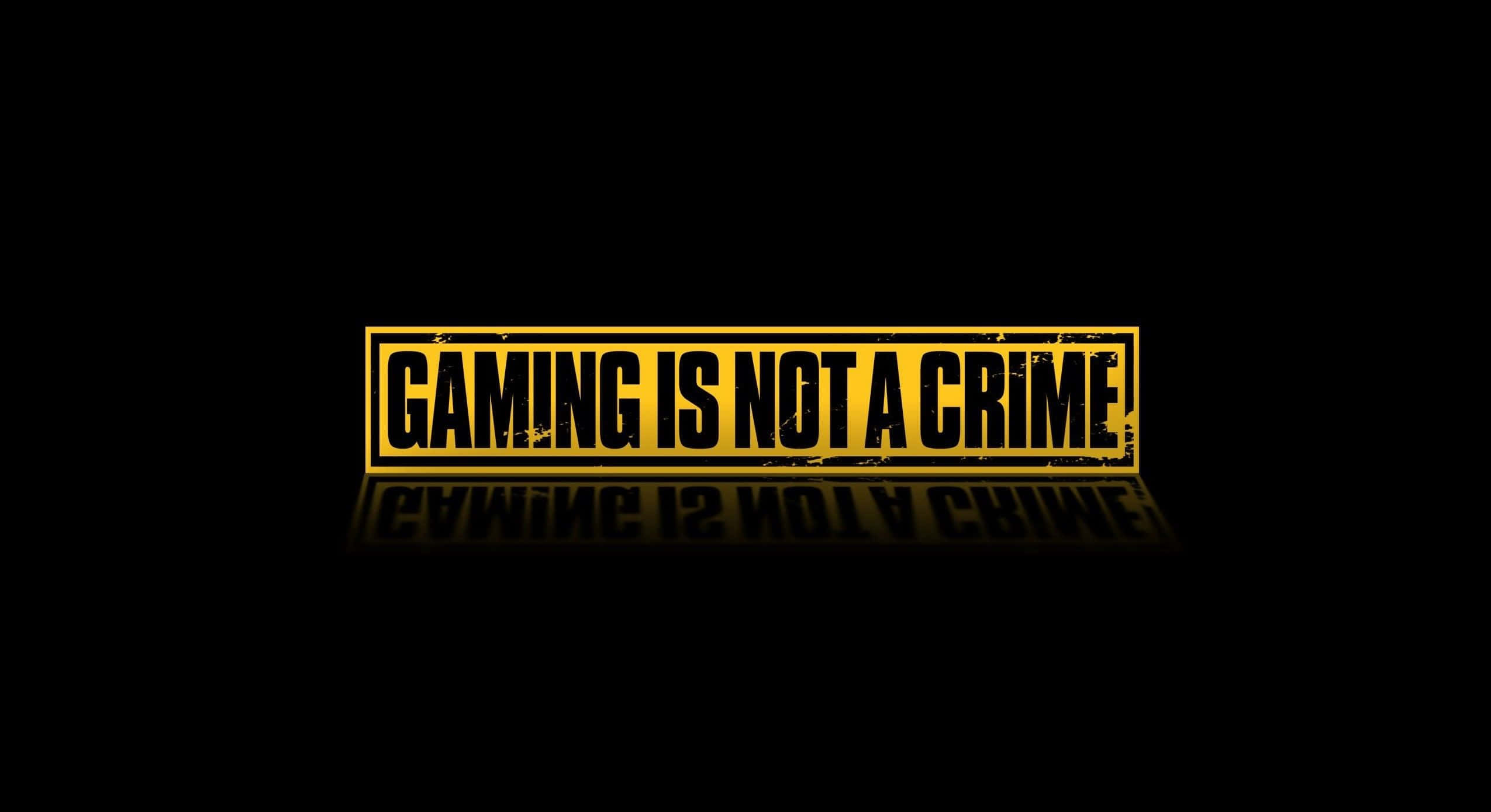 Welcome Gaming, black background, mirrored reflection, Full HD Desktop Wallpaper