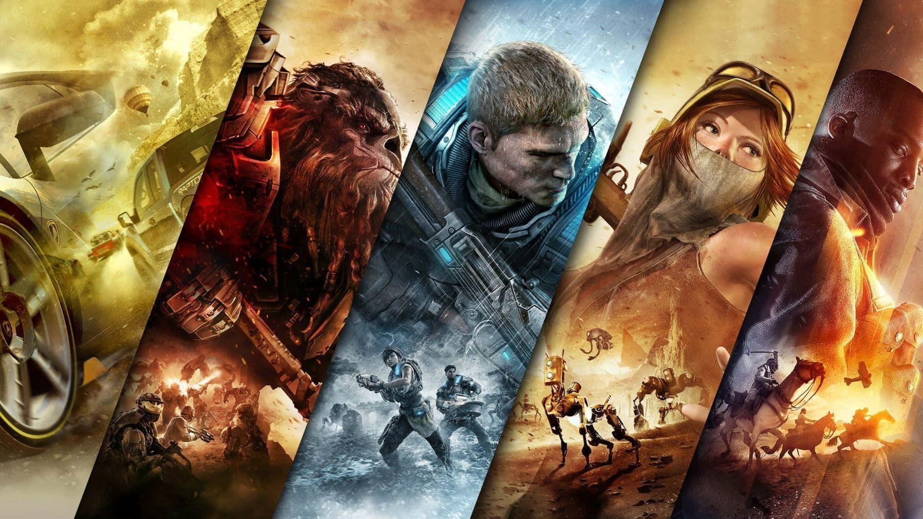 All Games, gaming scenes, warriors, HD Desktop Wallpaper