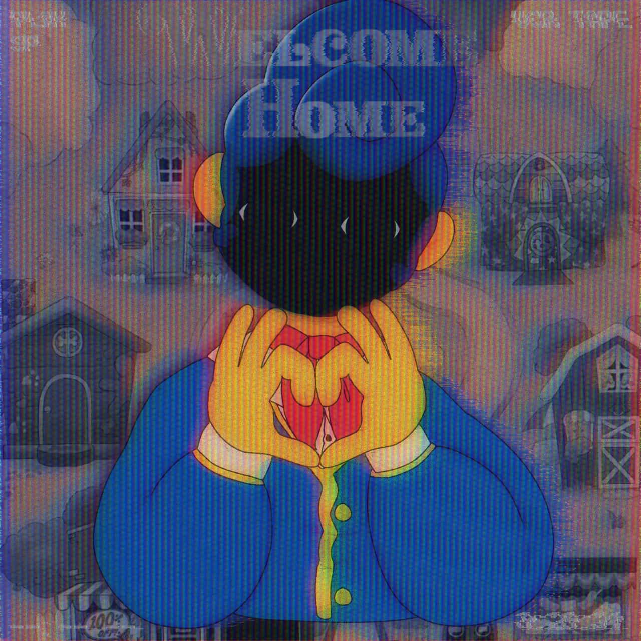 Welcome Home Puppet Show, blue coat, red chest, HD Desktop Wallpaper