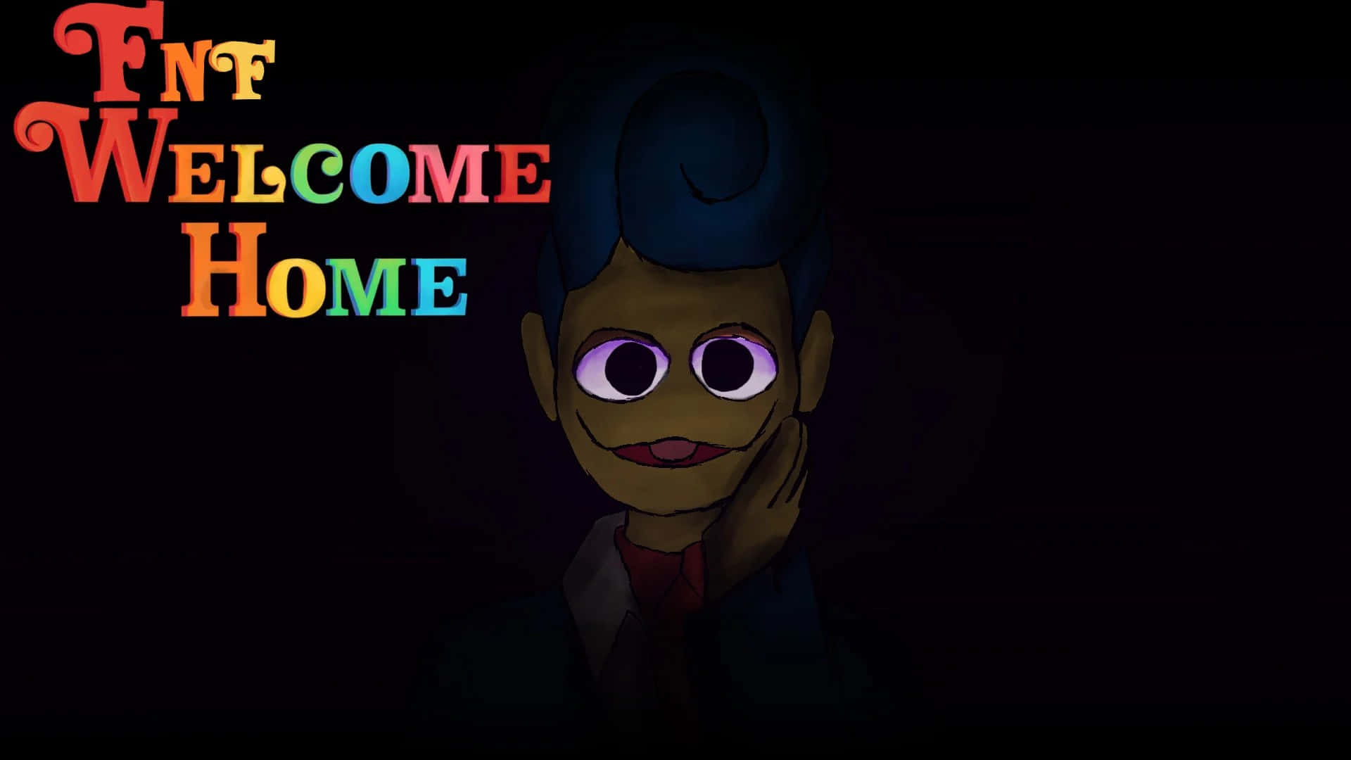 Fn F, Welcome Home, glowing eyes, Full HD Desktop Wallpaper