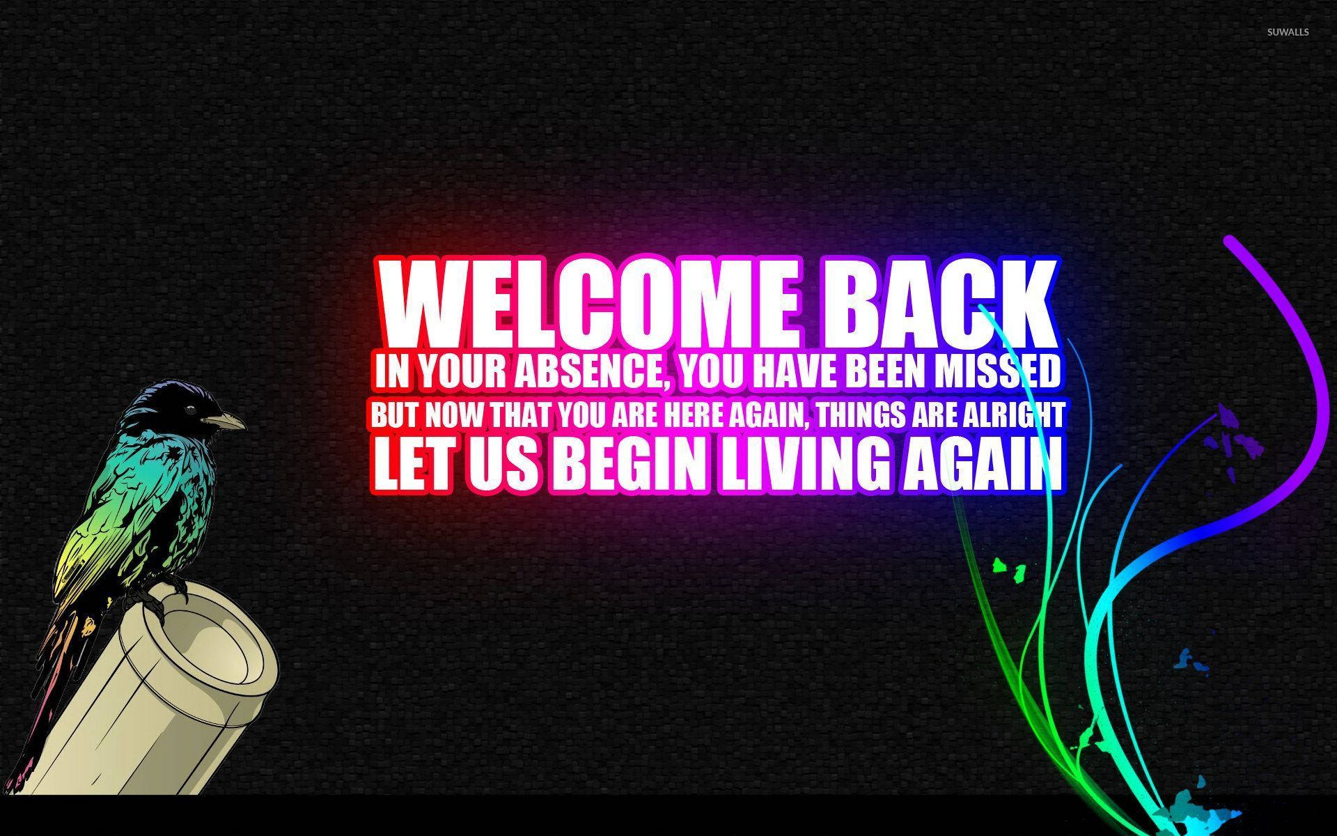 neon sign, colorful text, stylized bird, Full HD Desktop Wallpaper