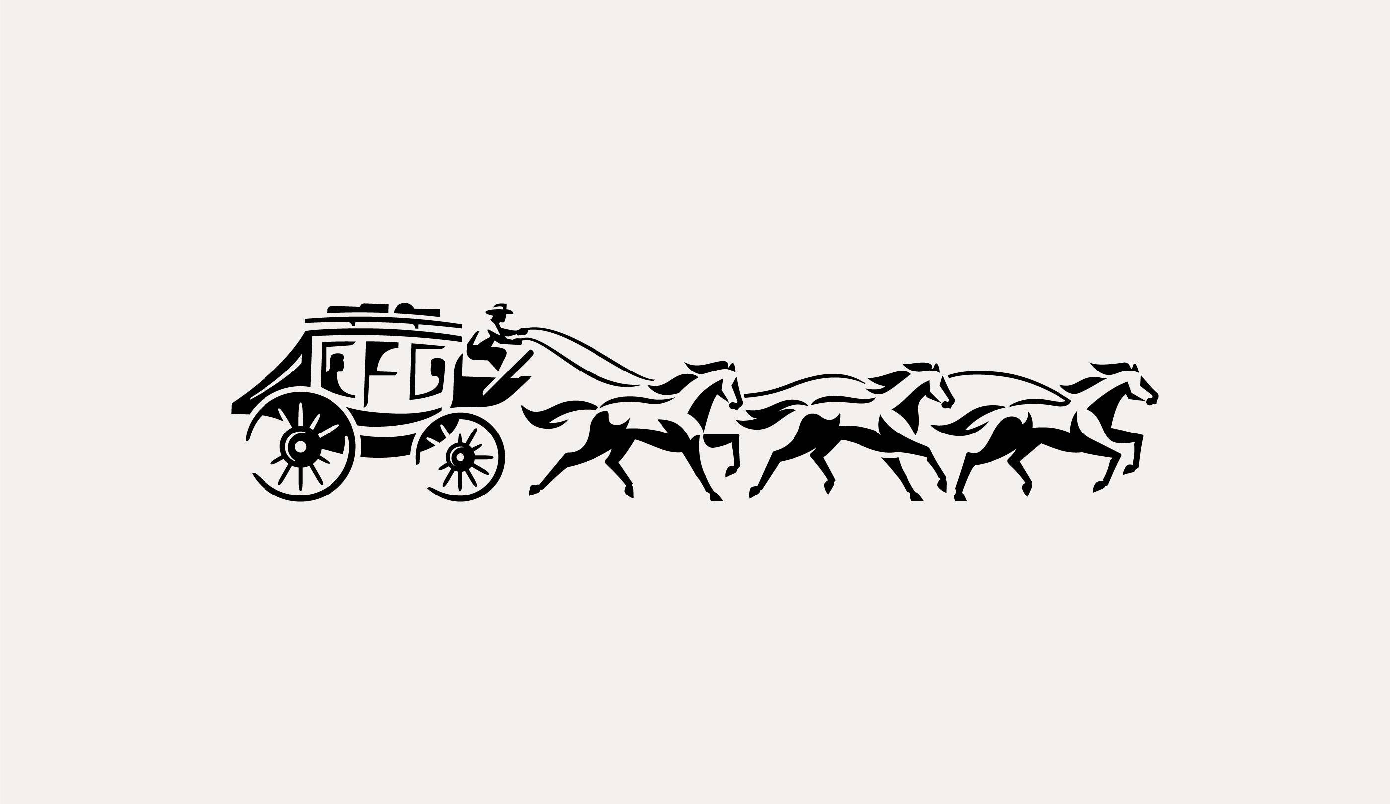 Wells Fargo, stagecoach, four galloping horses, 2K Desktop Wallpaper