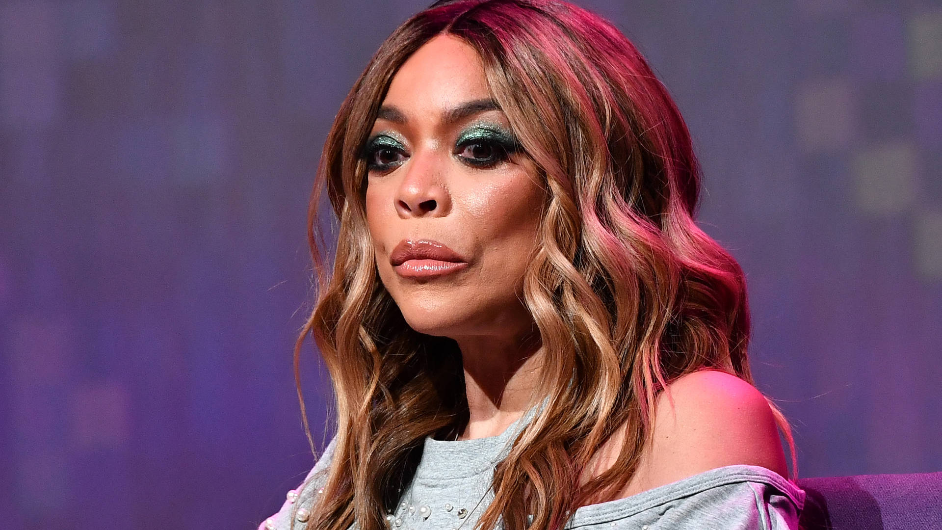 Wendy Williams, wavy hair, pink dyed hair, Full HD Desktop Wallpaper