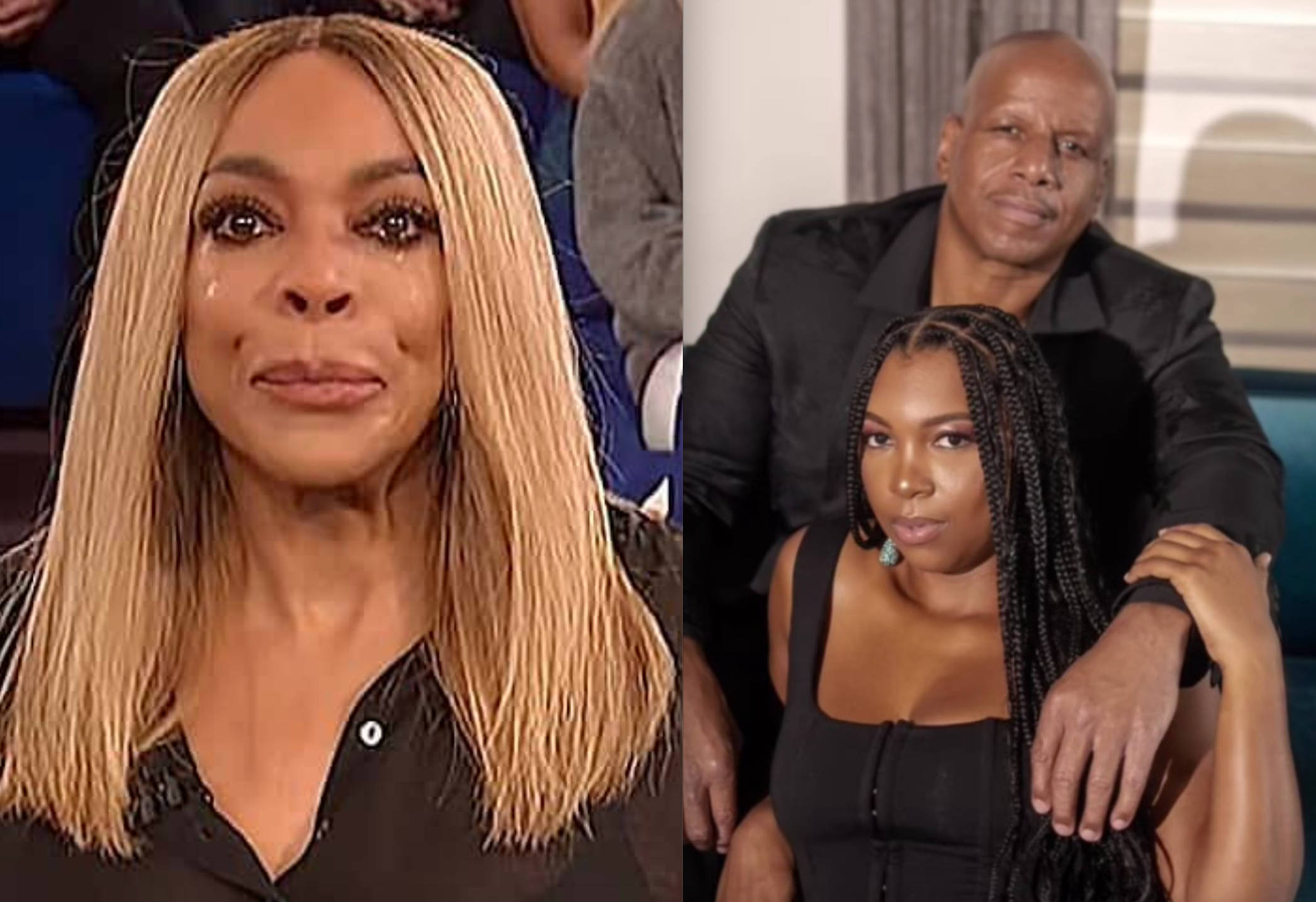 Wendy Williams, blonde hair, black suit, Full HD Desktop Wallpaper