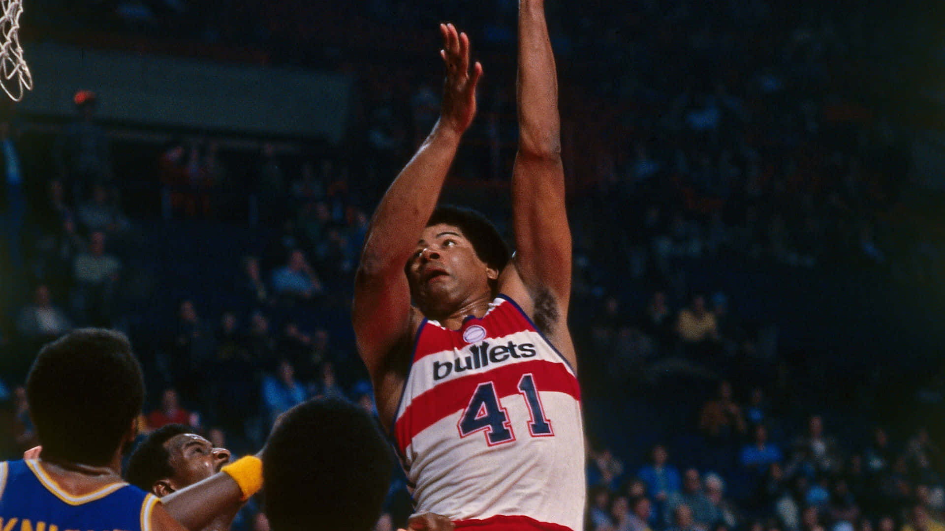 Wes Unseld, Bullets, number 41, Full HD Desktop Wallpaper