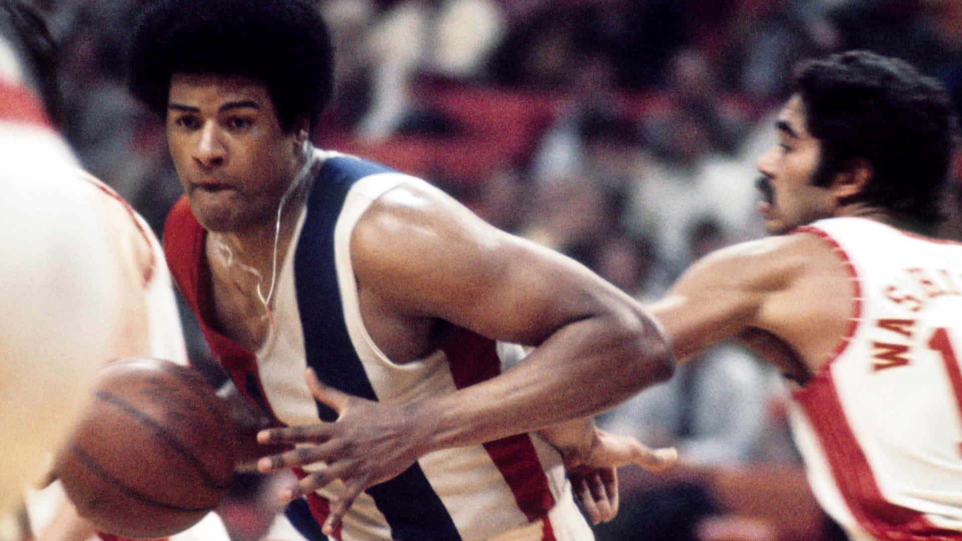 Wes Unseld, basketball player, afro, Full HD Desktop Wallpaper