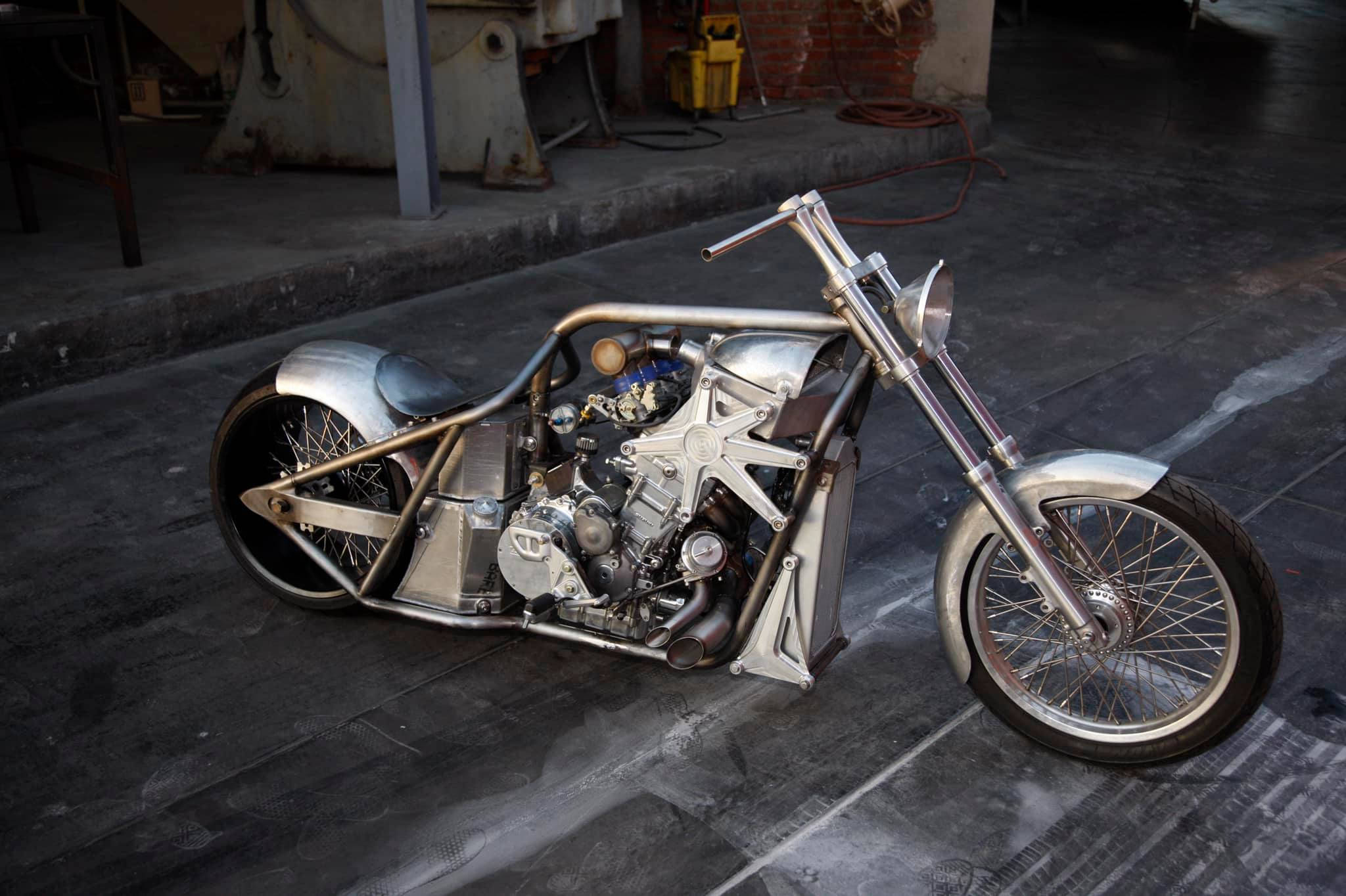 West Coast Choppers, silver chopper motorcycle, exposed engine, Full HD Desktop Wallpaper