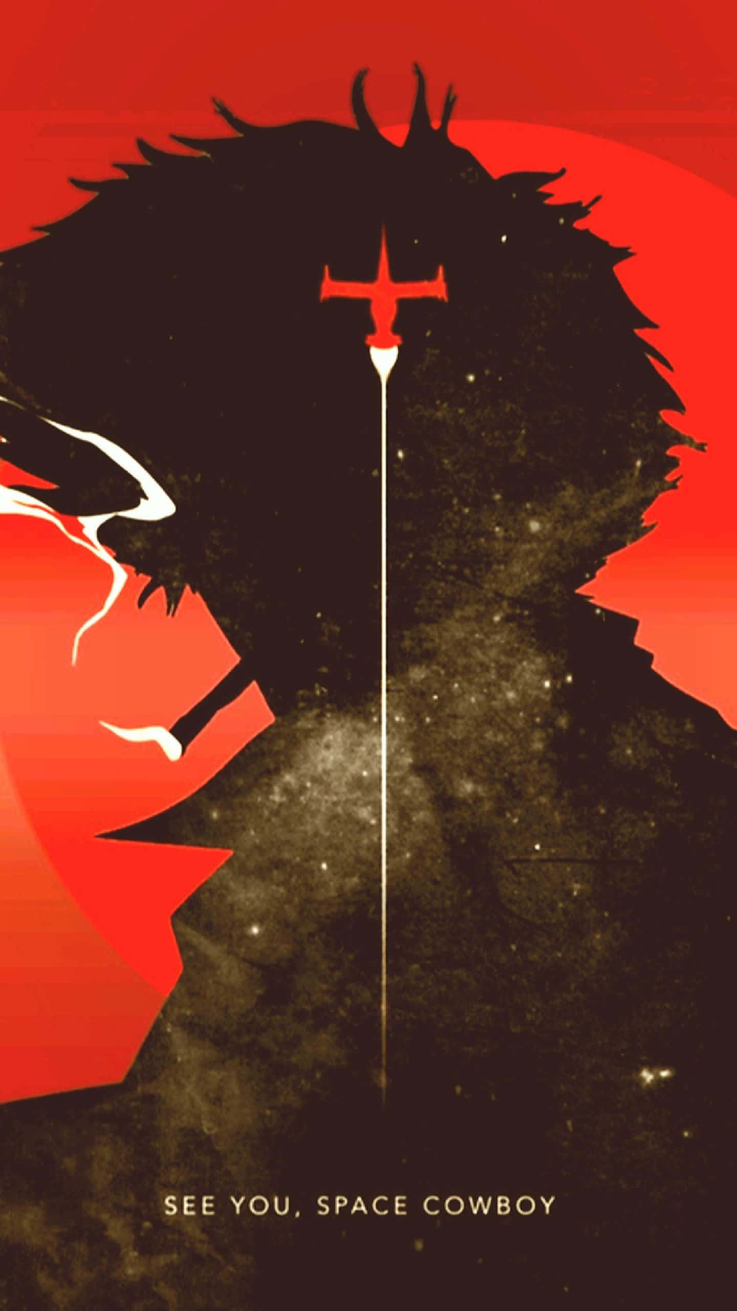 space cowboy, red crosshair, starfield, 2K Phone Wallpaper