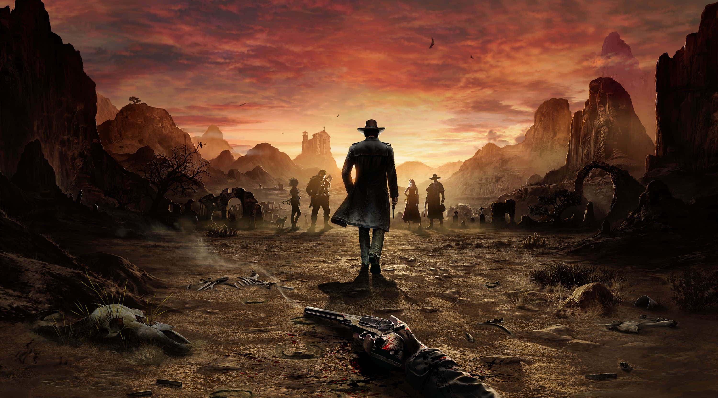 Western Desktop, cowboy, desolate canyon, 2K Desktop Wallpaper