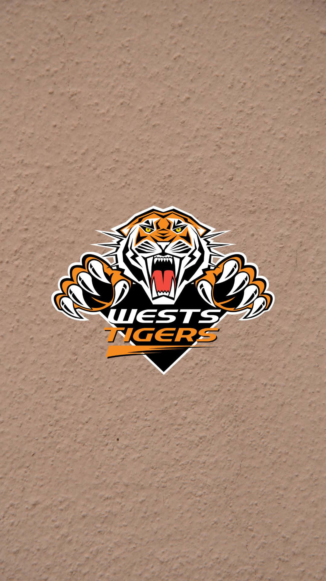 Wests Tigers, tiger logo, claws, Full HD Phone Wallpaper