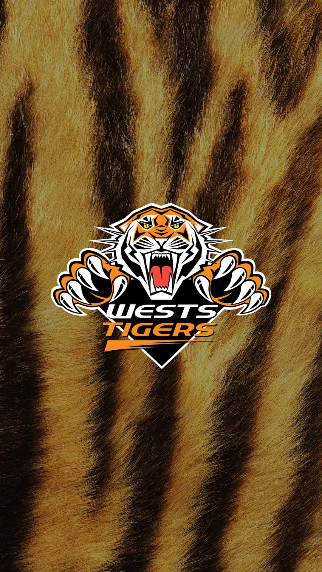 Wests Tigers, tiger-striped fur, roaring tiger, Full HD Phone Wallpaper