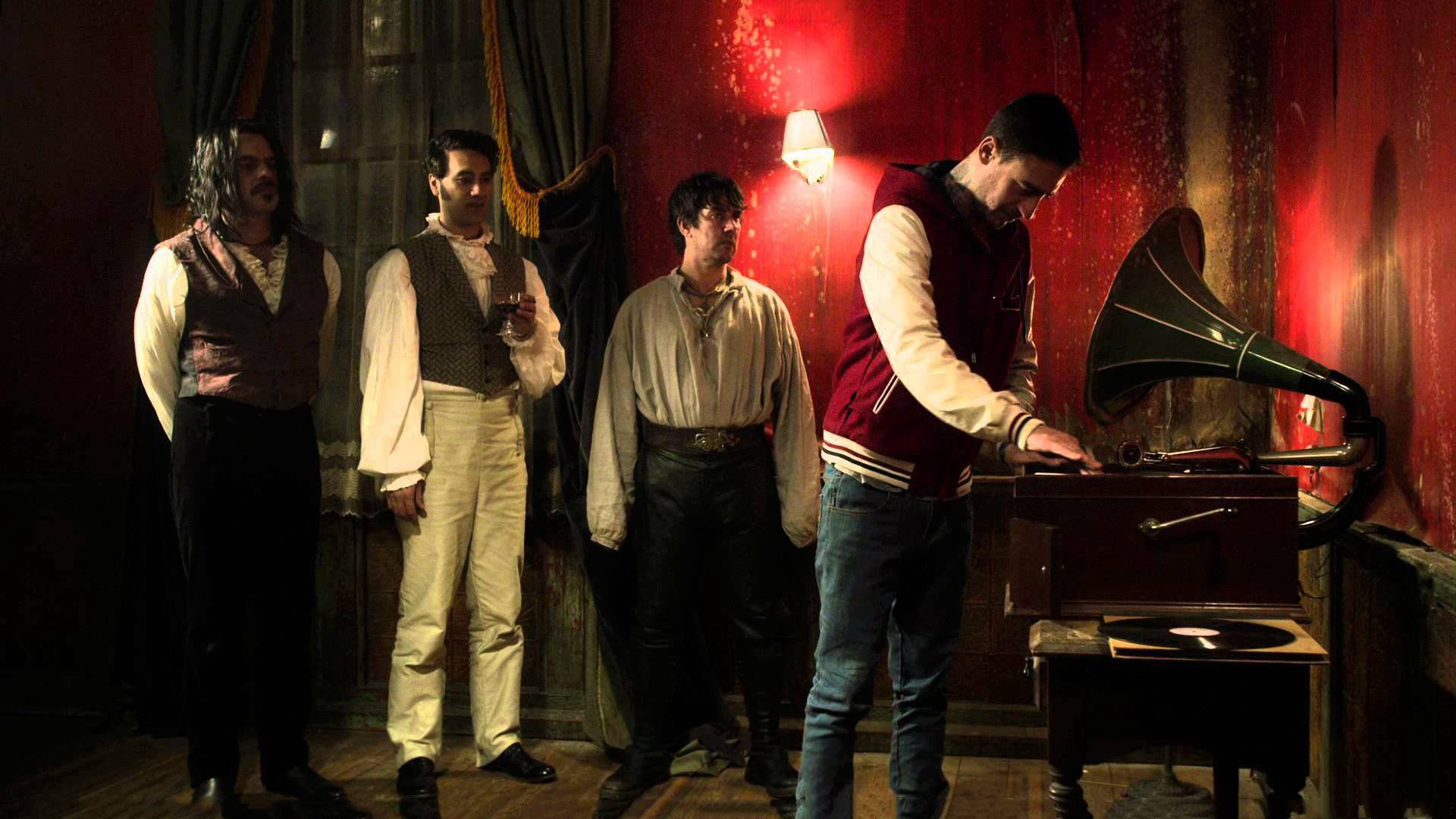 What We Do In The Shadows, gramophone, vintage attire, Full HD Desktop Wallpaper