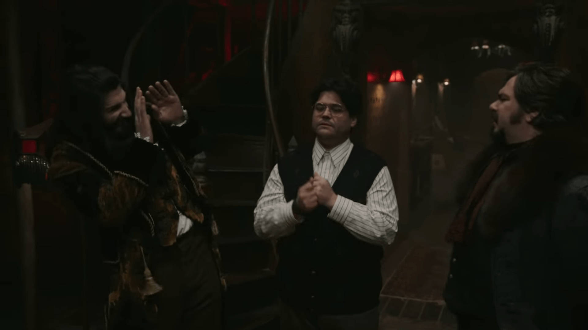What We Do In The Shadows, movie scene, dimly lit, Full HD Desktop Wallpaper