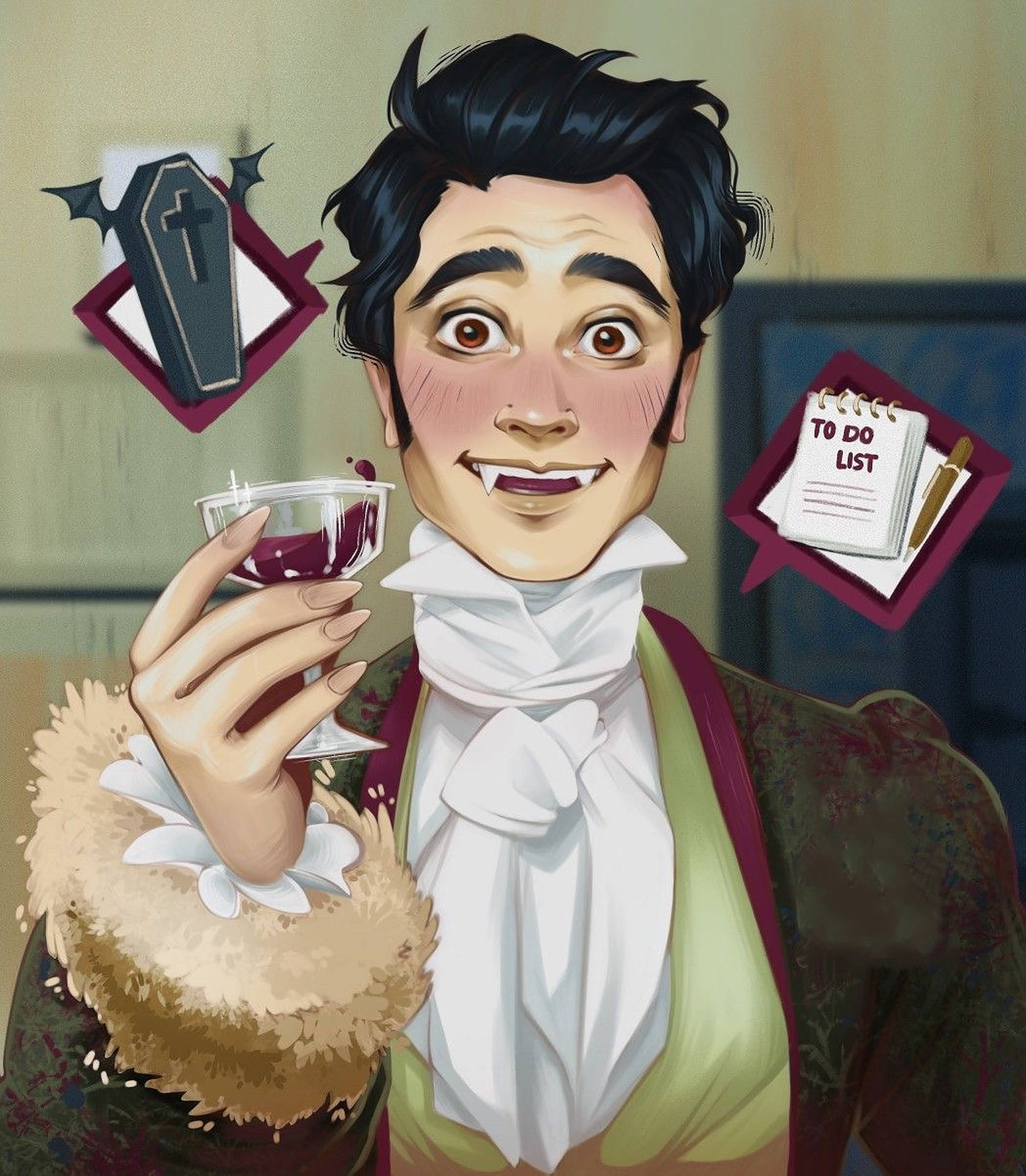 What We Do In The Shadows, vampire, vintage attire, Full HD Phone Wallpaper