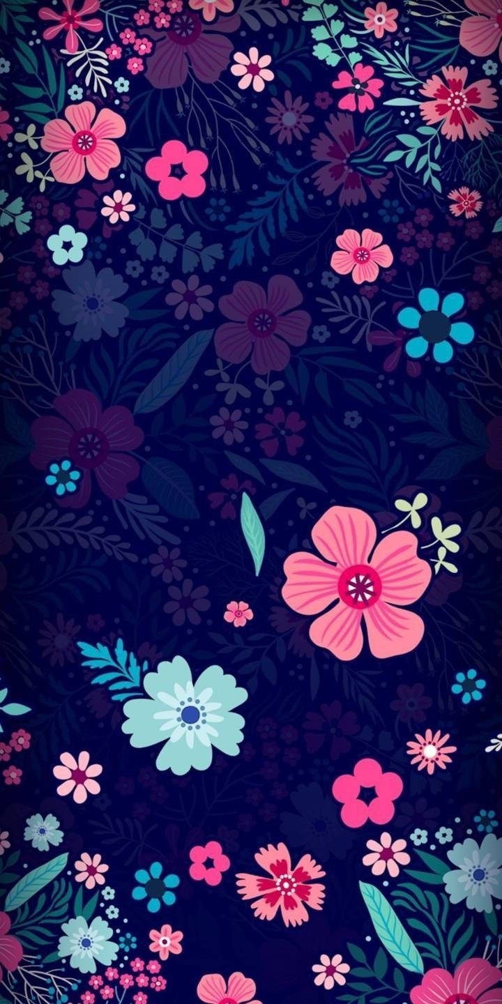WhatsApp Chat, colorful flowers, vibrant pink, HD Phone Wallpaper