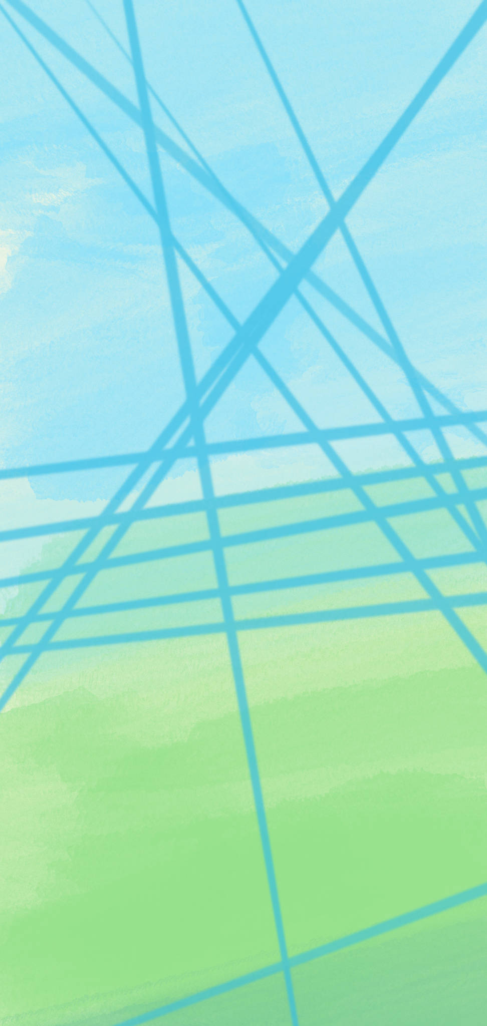 blue lines, cyan, green, Full HD Phone Wallpaper