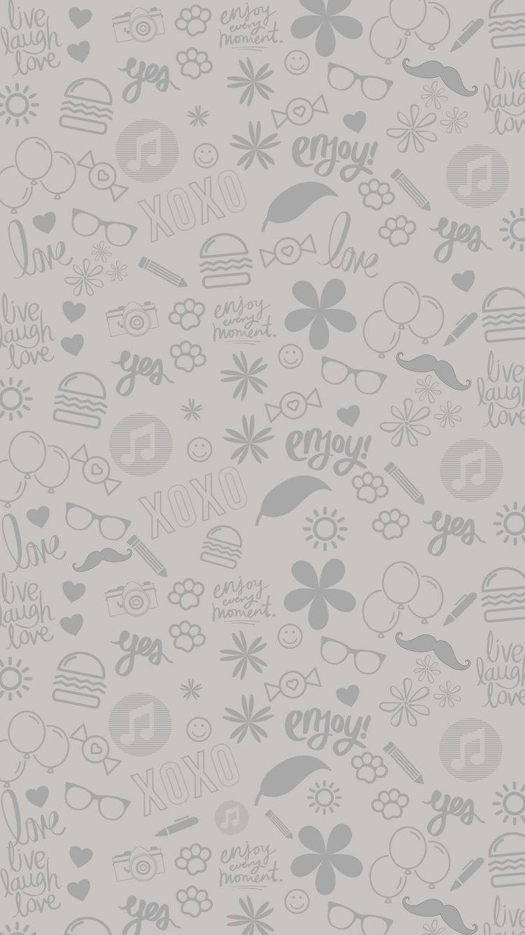 WhatsApp Chat, warm gray, hearts, HD Phone Wallpaper