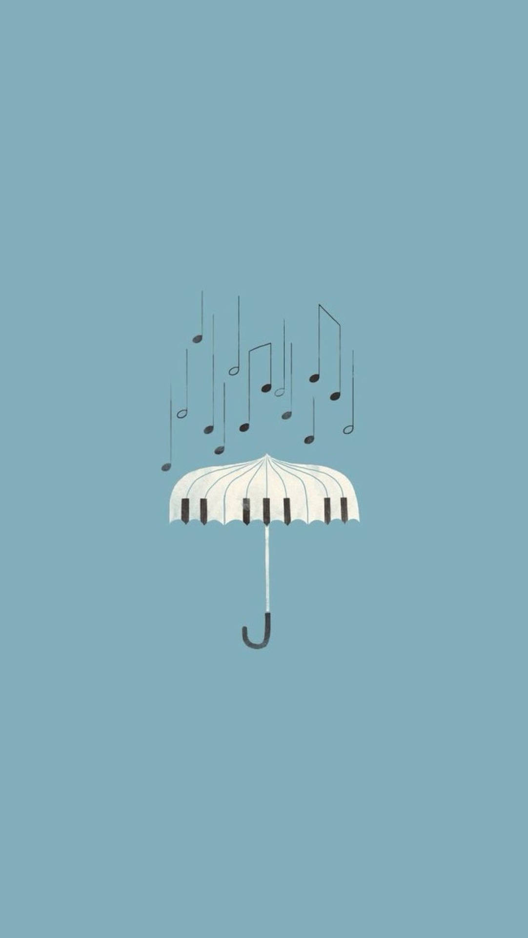 WhatsApp Chat, piano keys design, musical notes, Full HD Phone Wallpaper